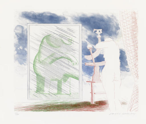 David Hockney — Синяя гитара : Одна пластинка (M.C.A.T. 189)