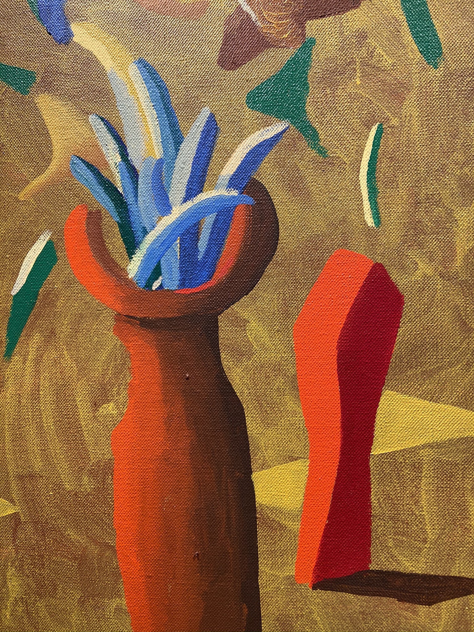 David Hockney — Два красных горшка, изображение 2