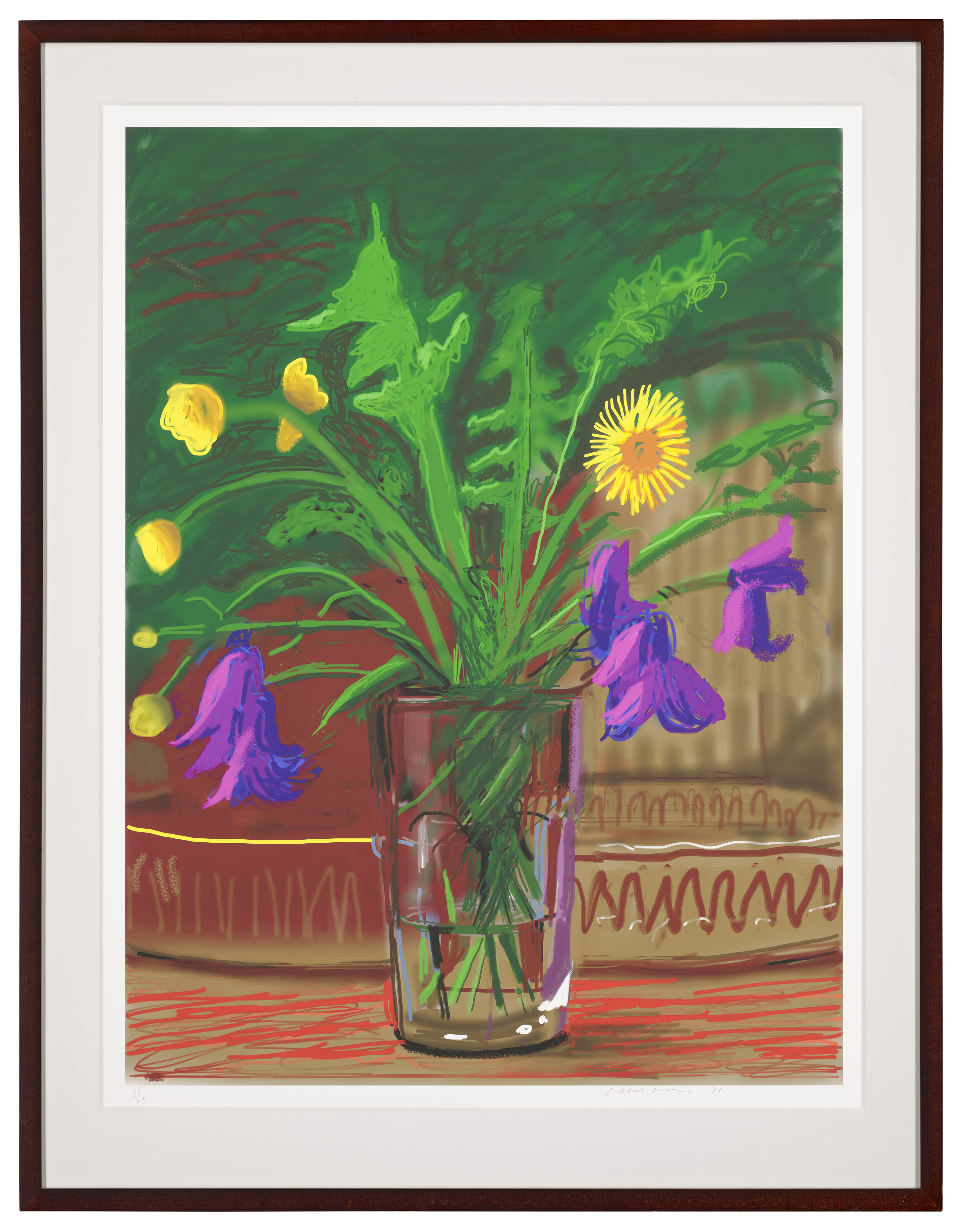 David Hockney — Одуванчики, изображение 2