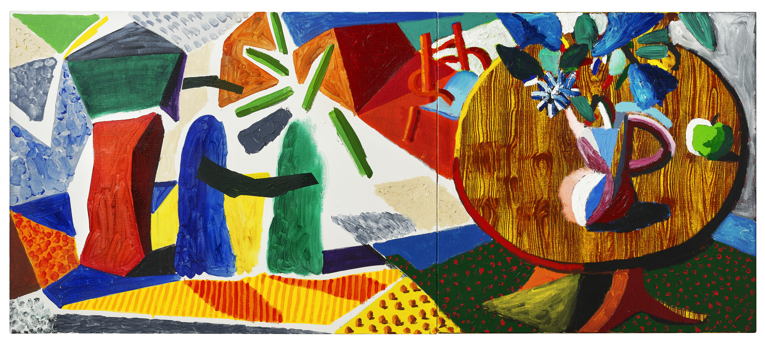 David Hockney — Стол с беседой, изображение 1