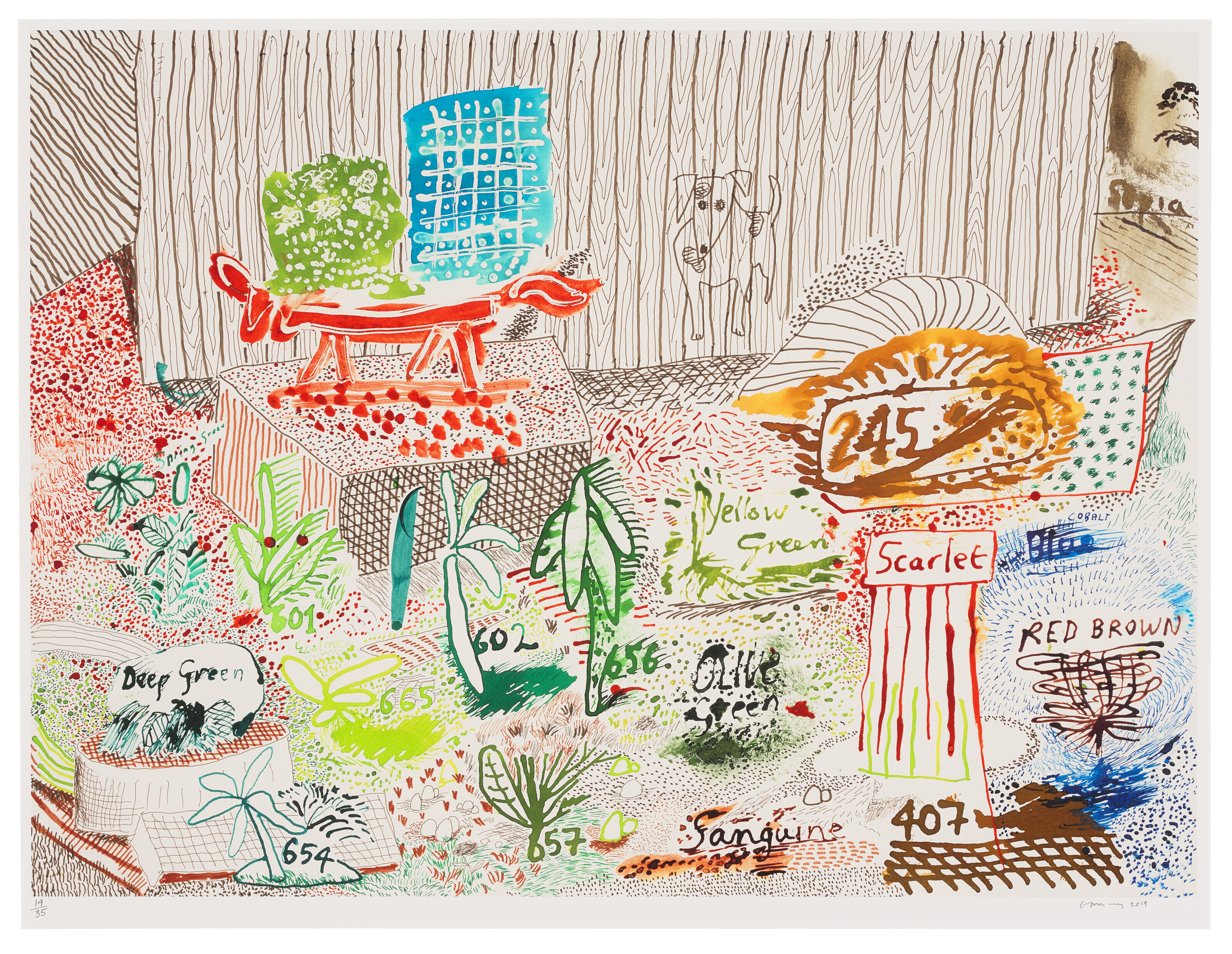 David Hockney — Тест чернил, 19-21 марта