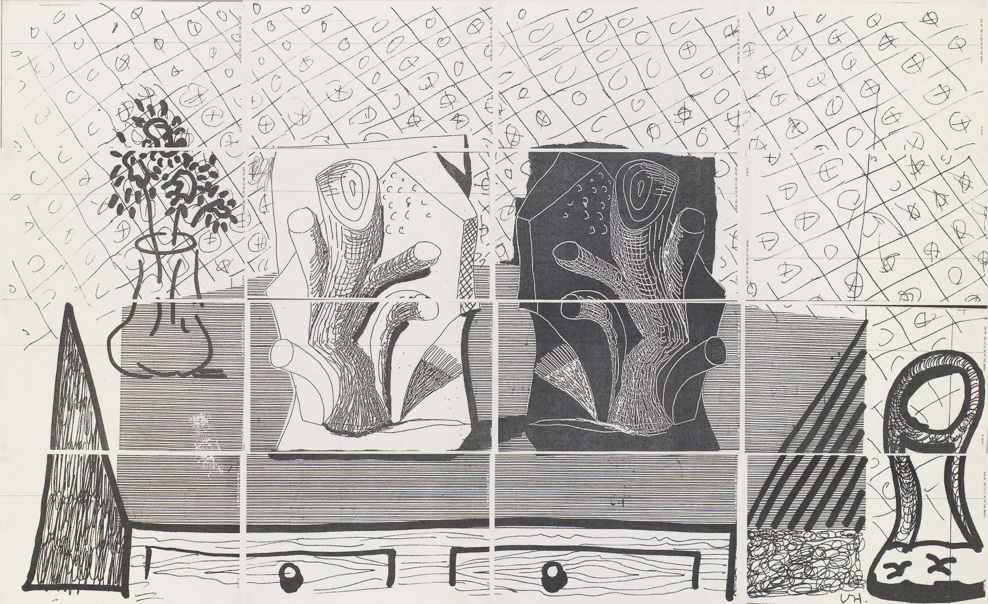 David Hockney — Натюрморт со стулом
