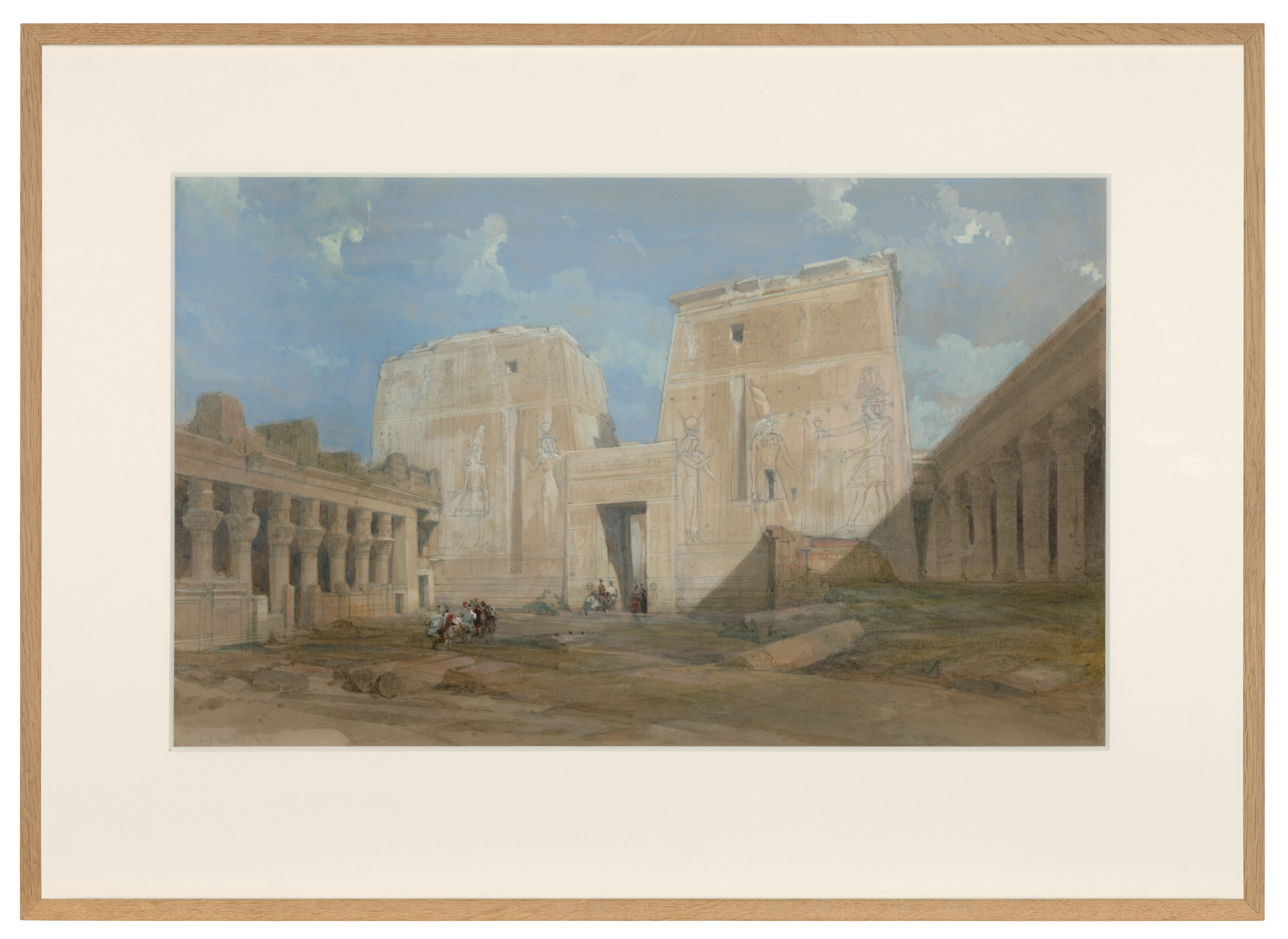 David Roberts — Вход в храм Исиды, Филы, изображение 2