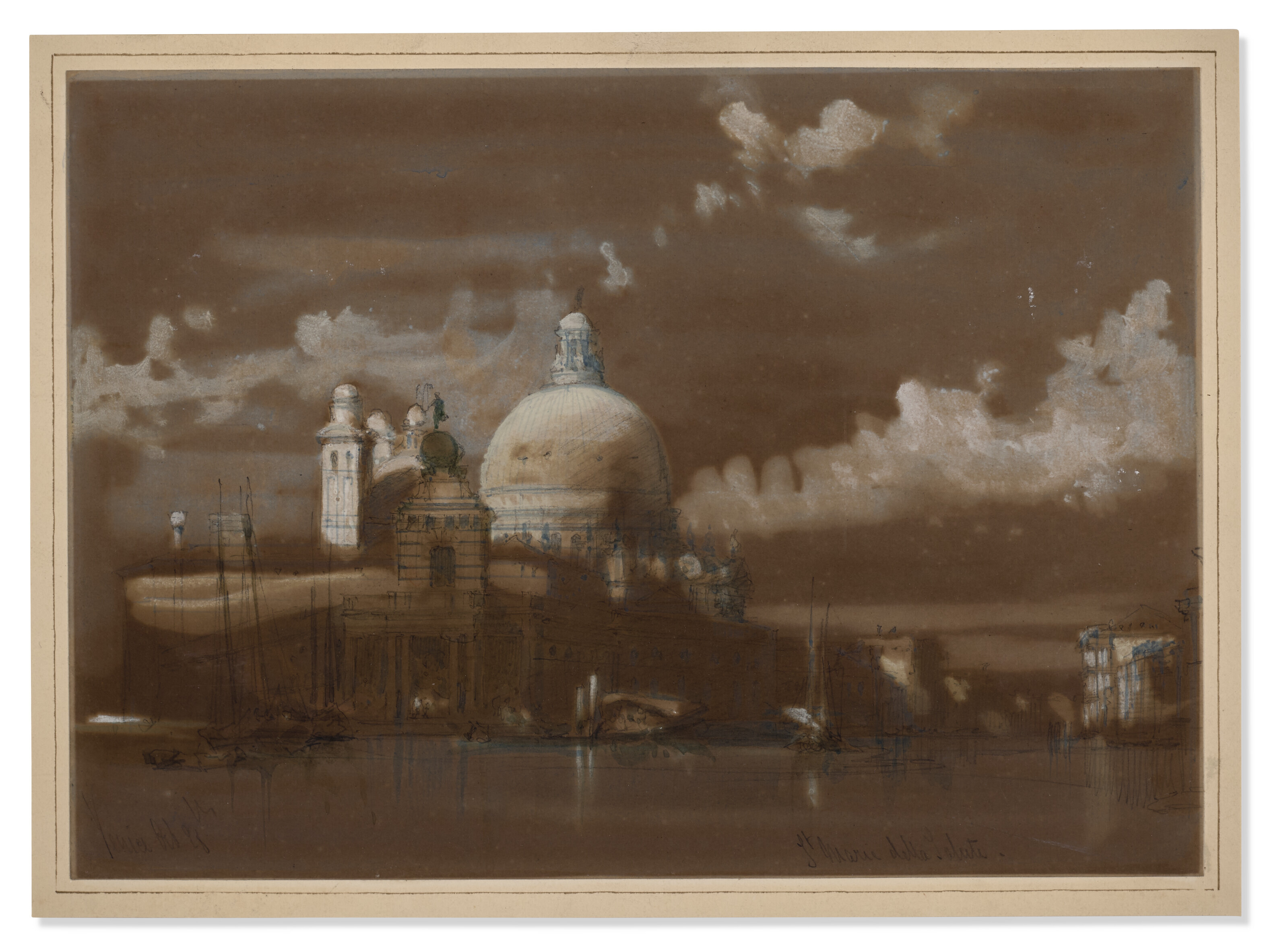 David Roberts — Санта-Мария-делла-Салюте, Венеция