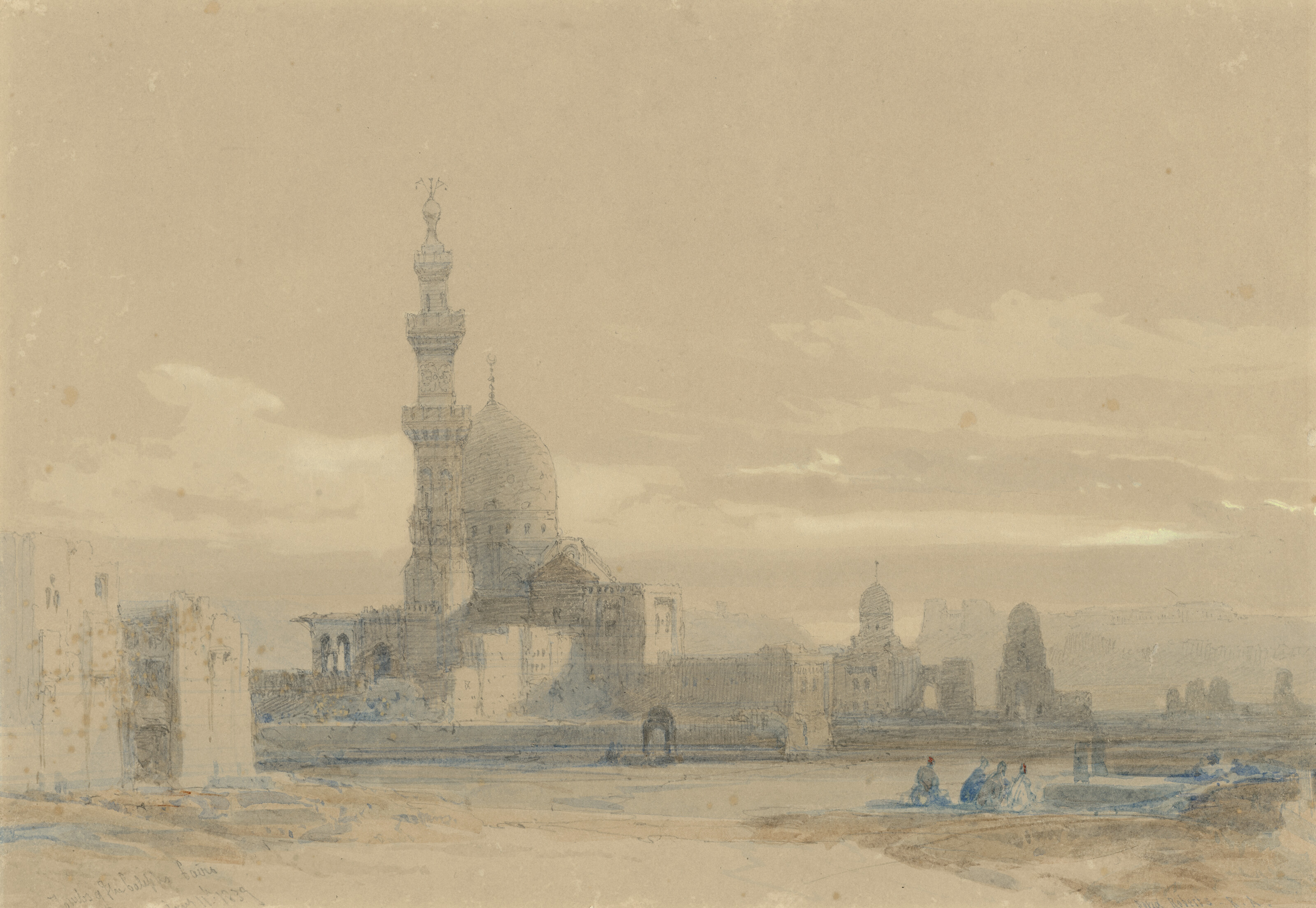 David Roberts — Гробницы халифов, Каир