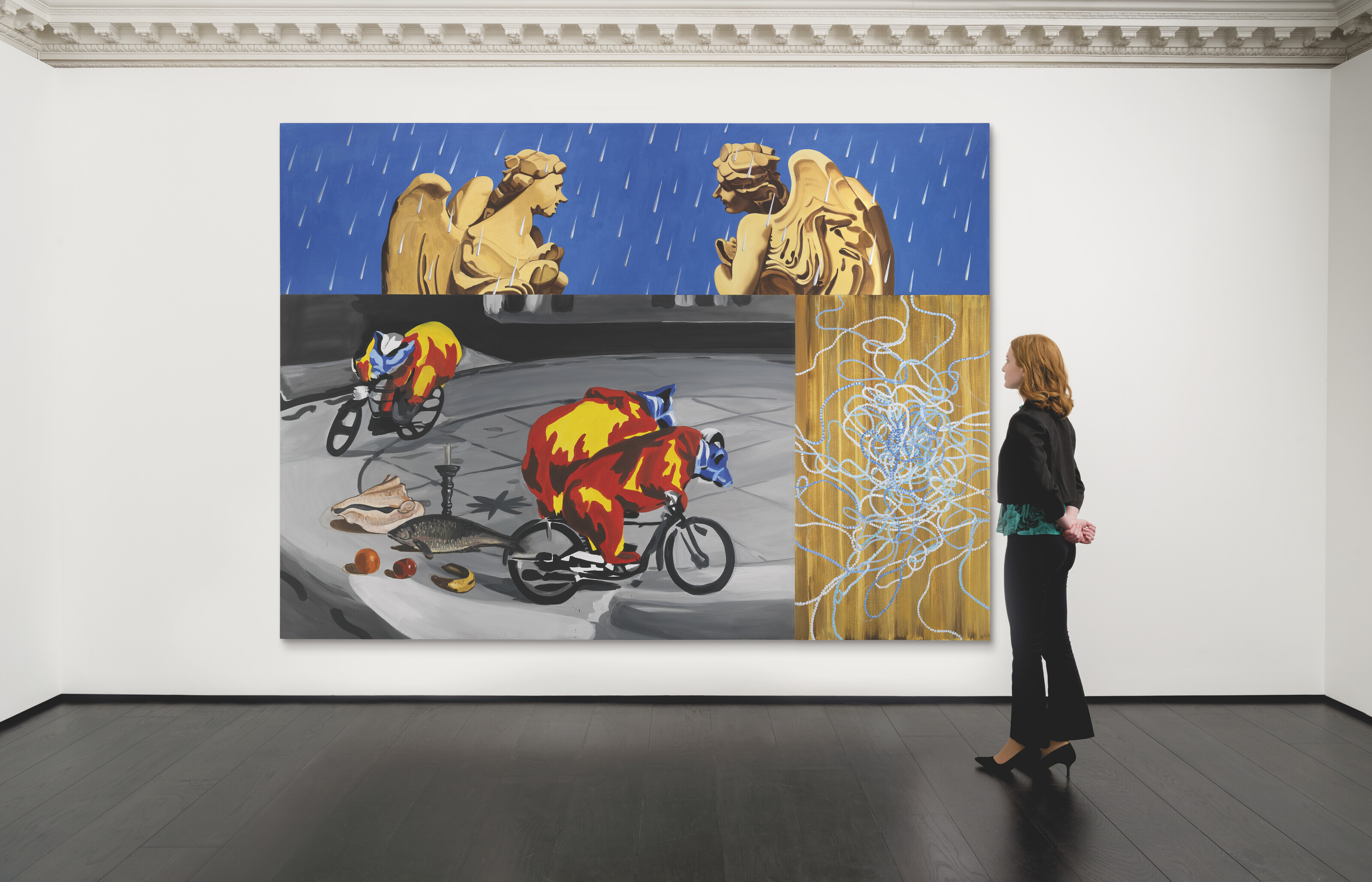 David Salle — Ангелы под дождем, изображение 2