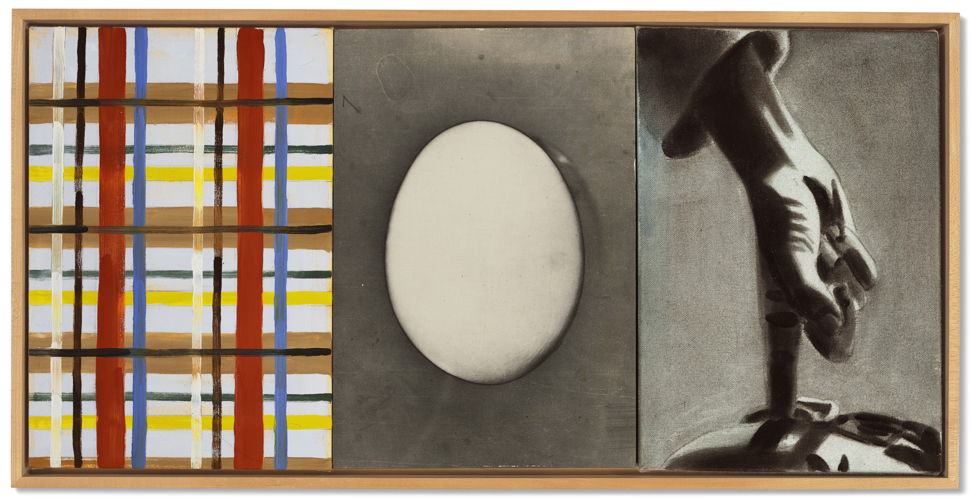 David Salle — Яйцо и плед, изображение 2