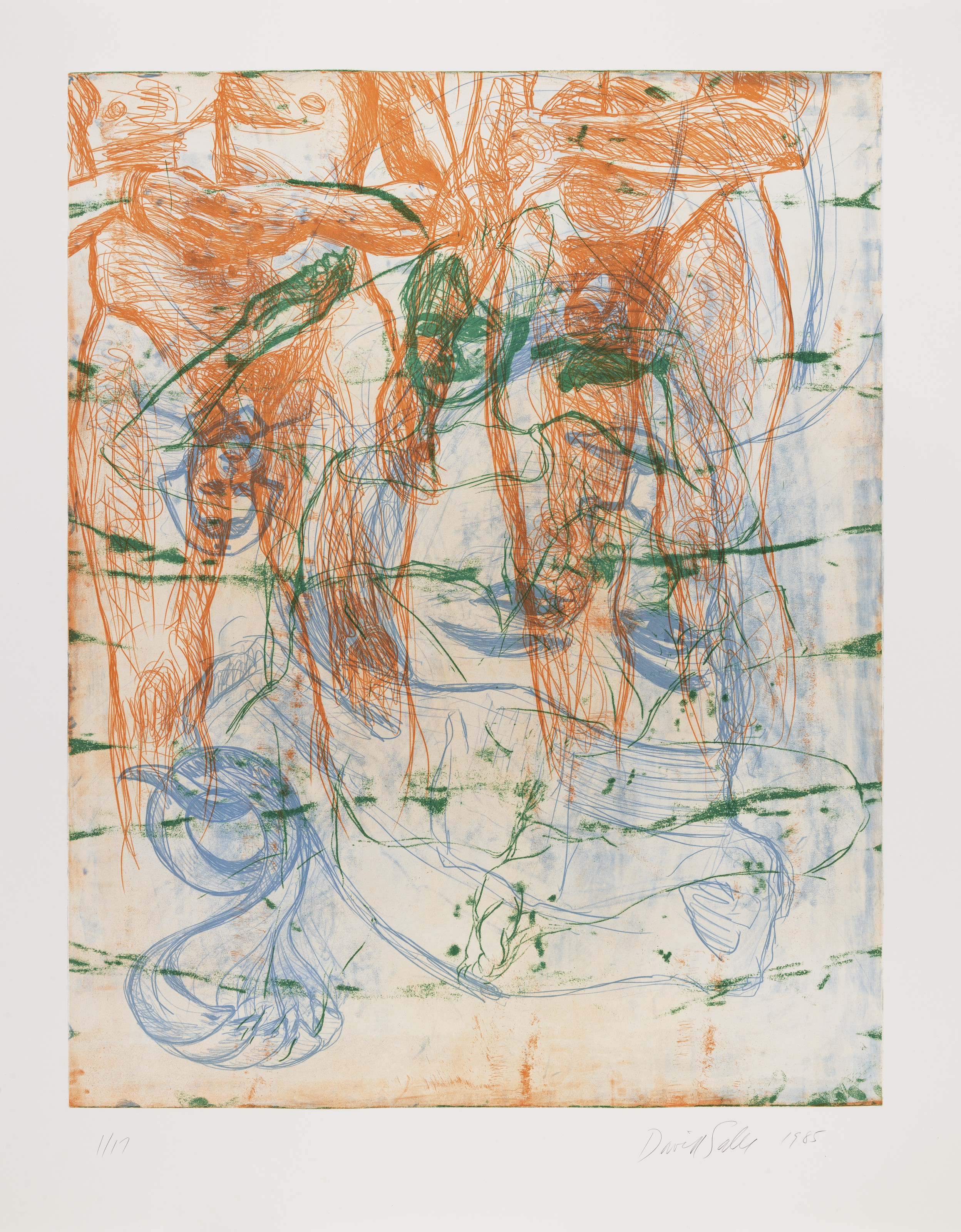 David Salle — Без названия, от Грандиозного синонима Церкви