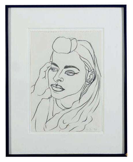 David Salle — Женский портрет