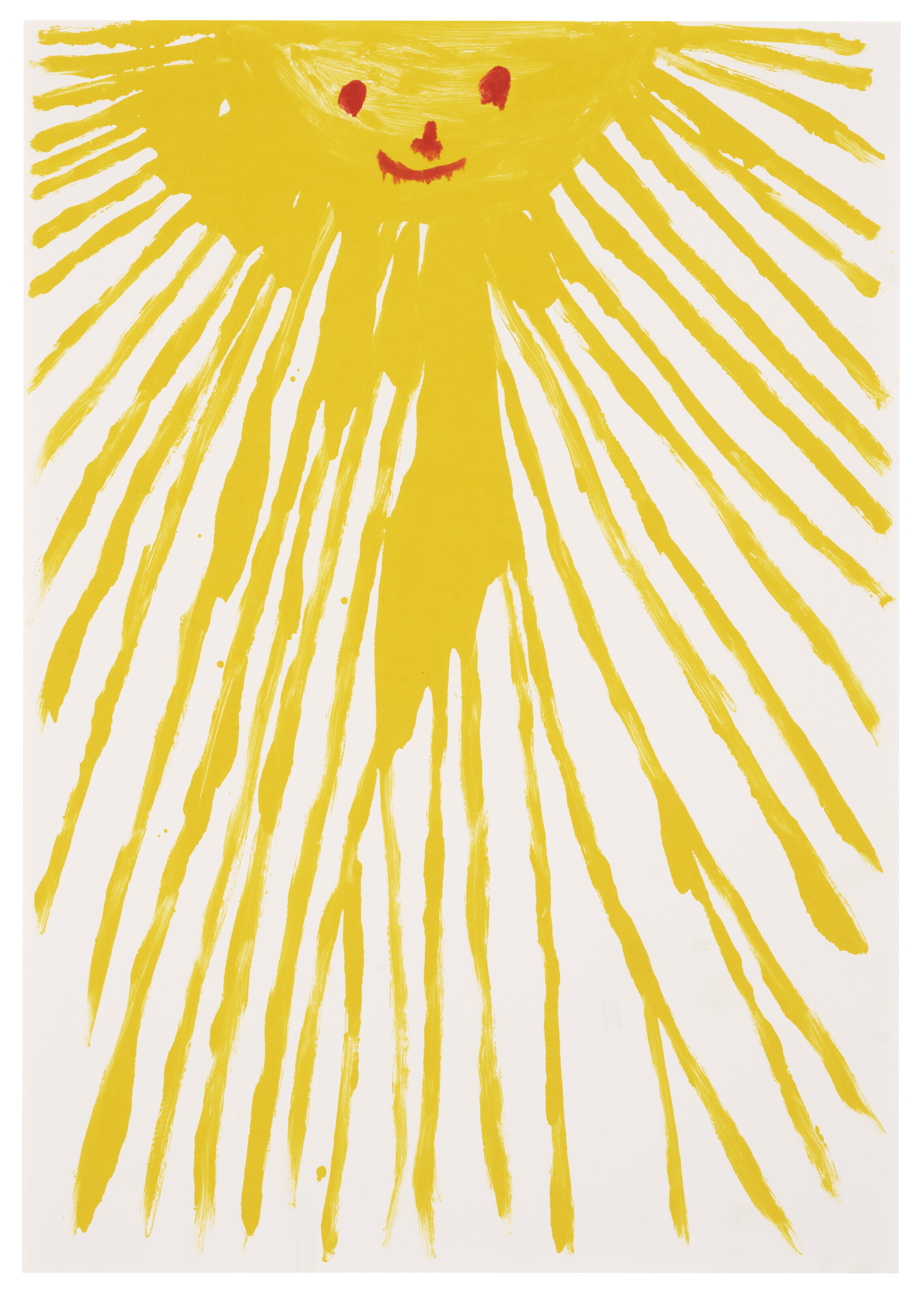David Shrigley — Без названия (Большое солнце)