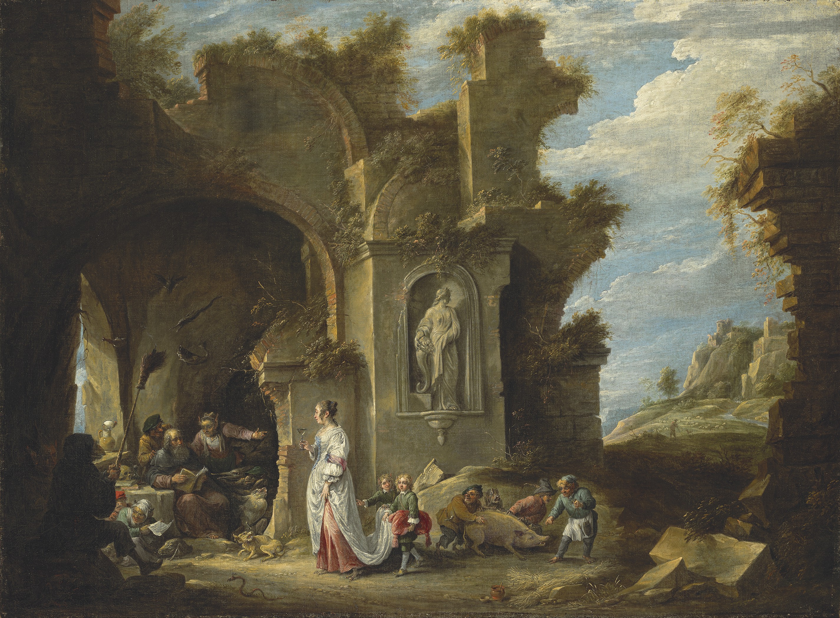 David Teniers the Younger — Искушение святого Антония