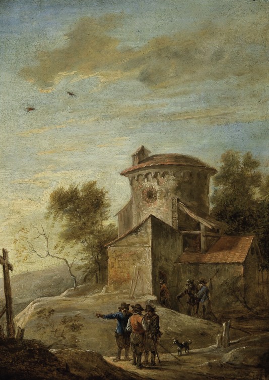 David Teniers the Younger — Путешественники в пейзаже