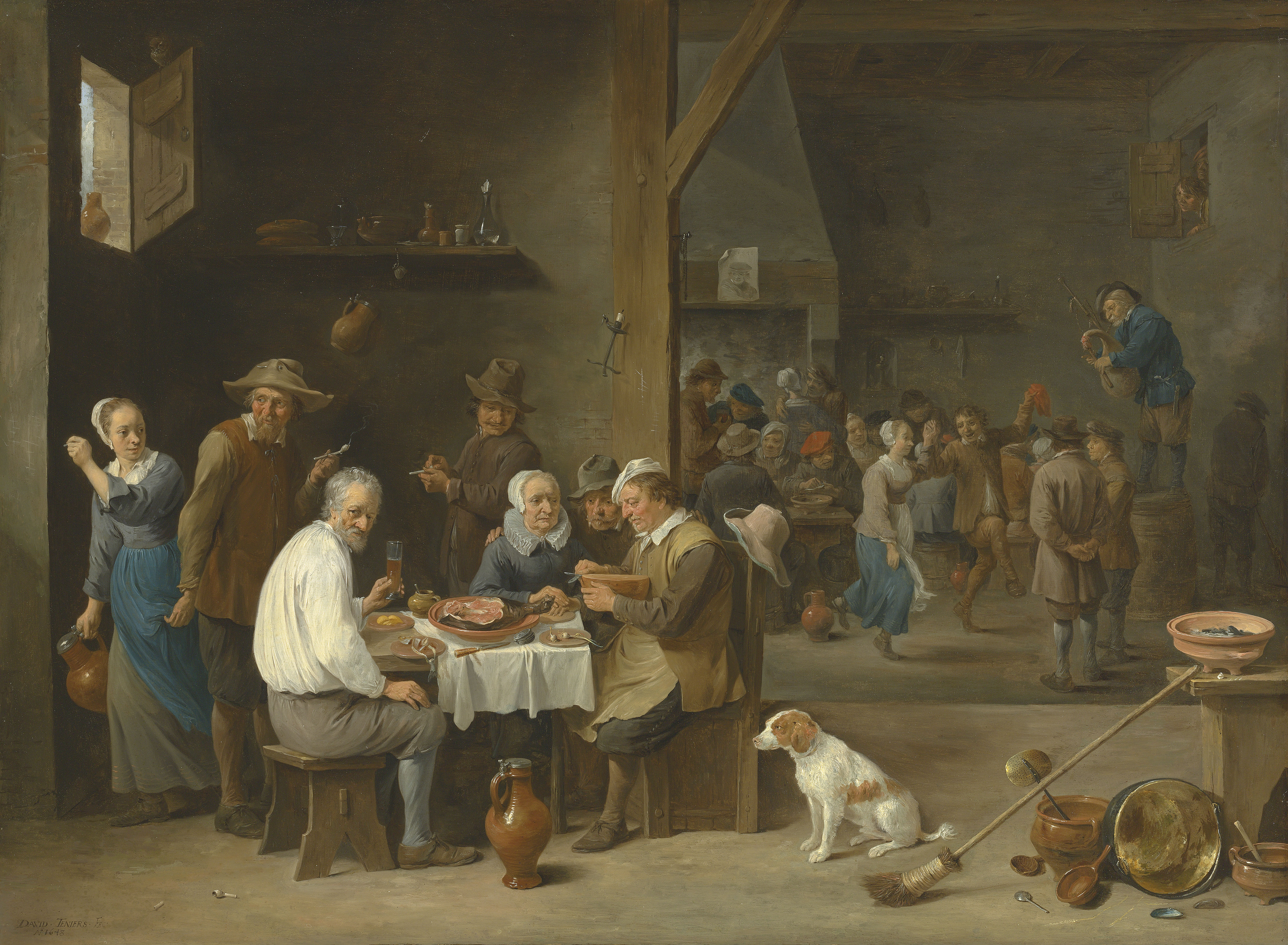 David Teniers the Younger — Встреча в компании друзей