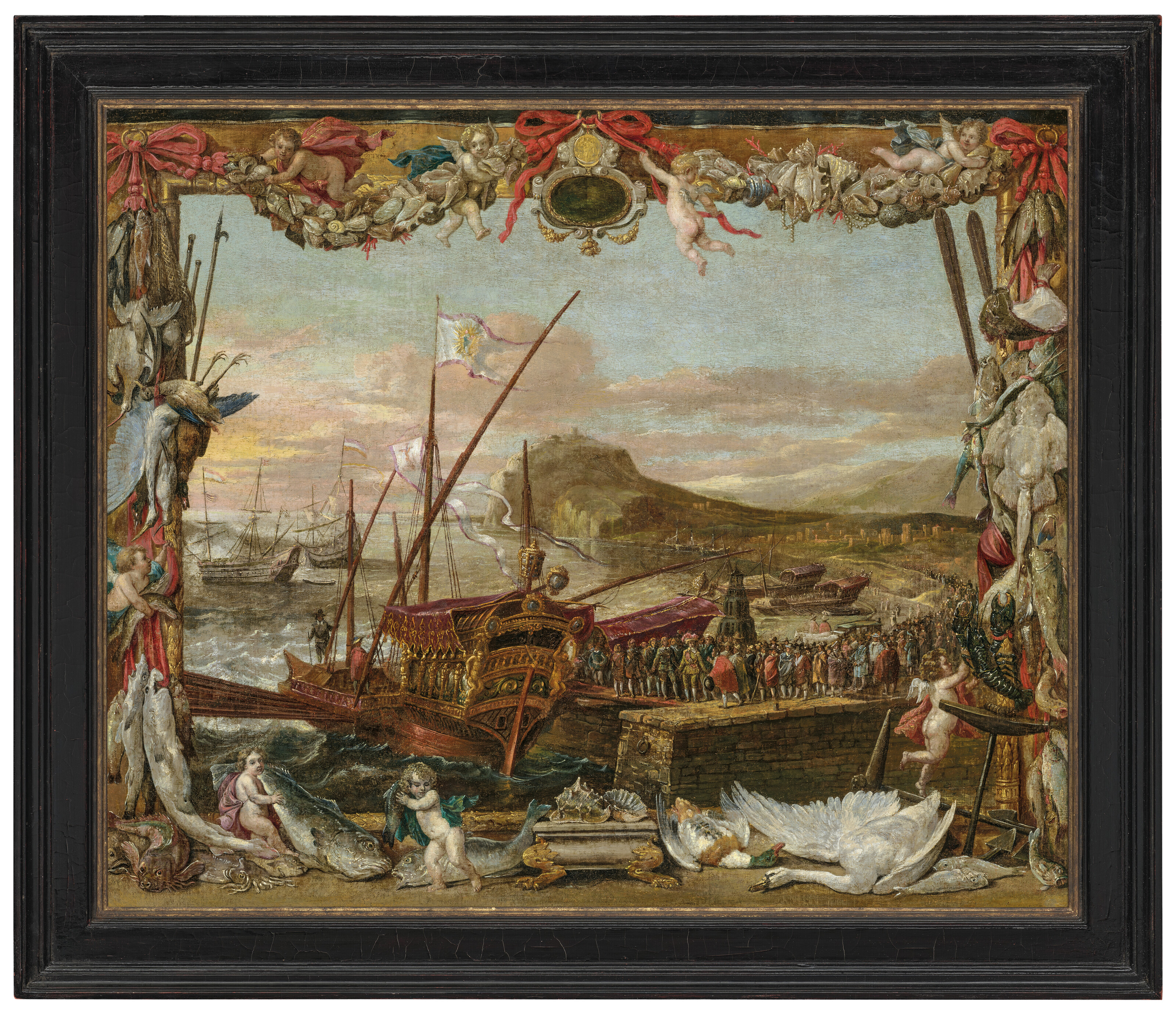 David Teniers the Younger — Посадка на корабль дона Хуана Австрийского, изображение 2