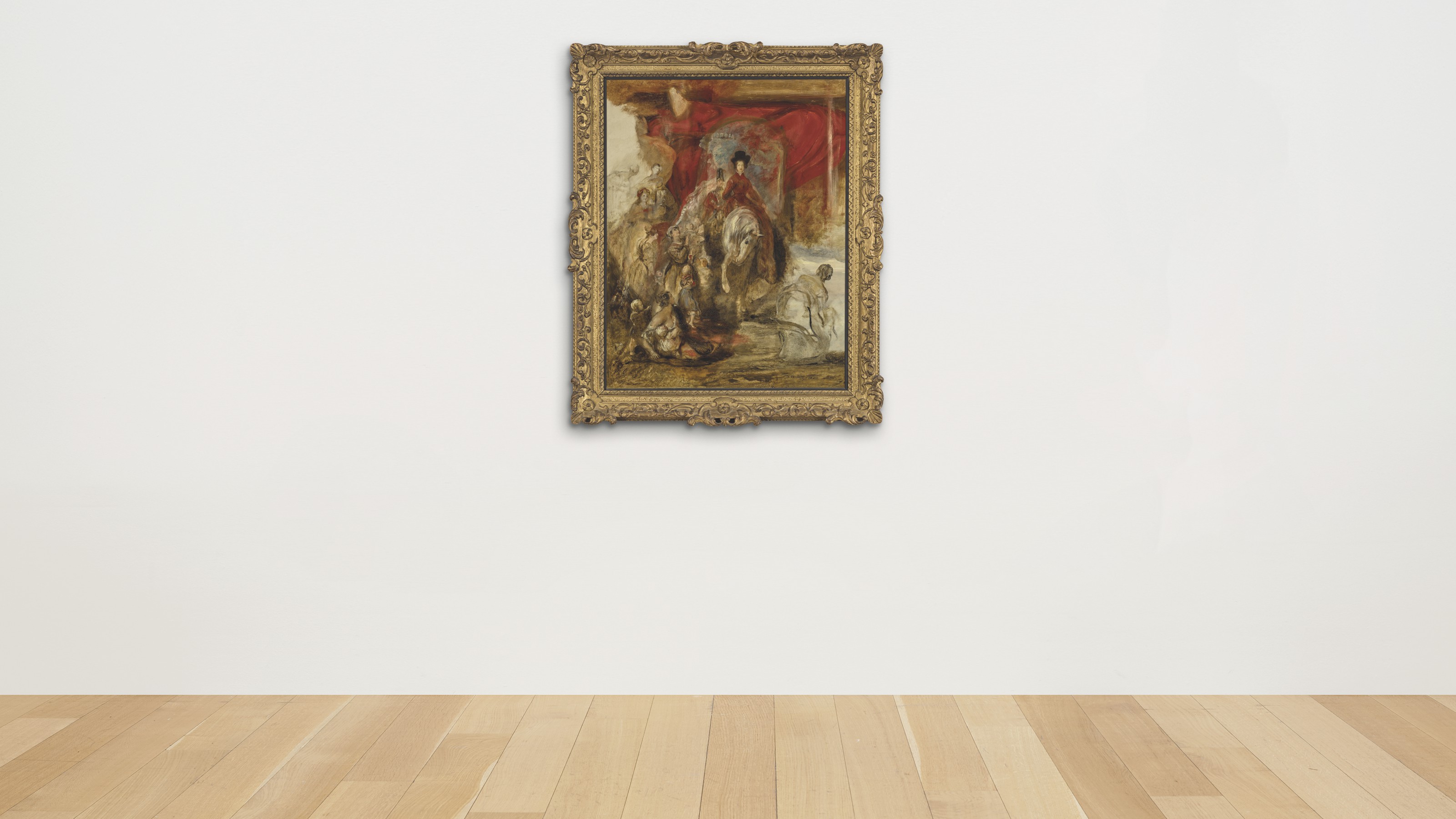 David Wilkie — Королева Виктория верхом на лошади: набросок, изображение 4