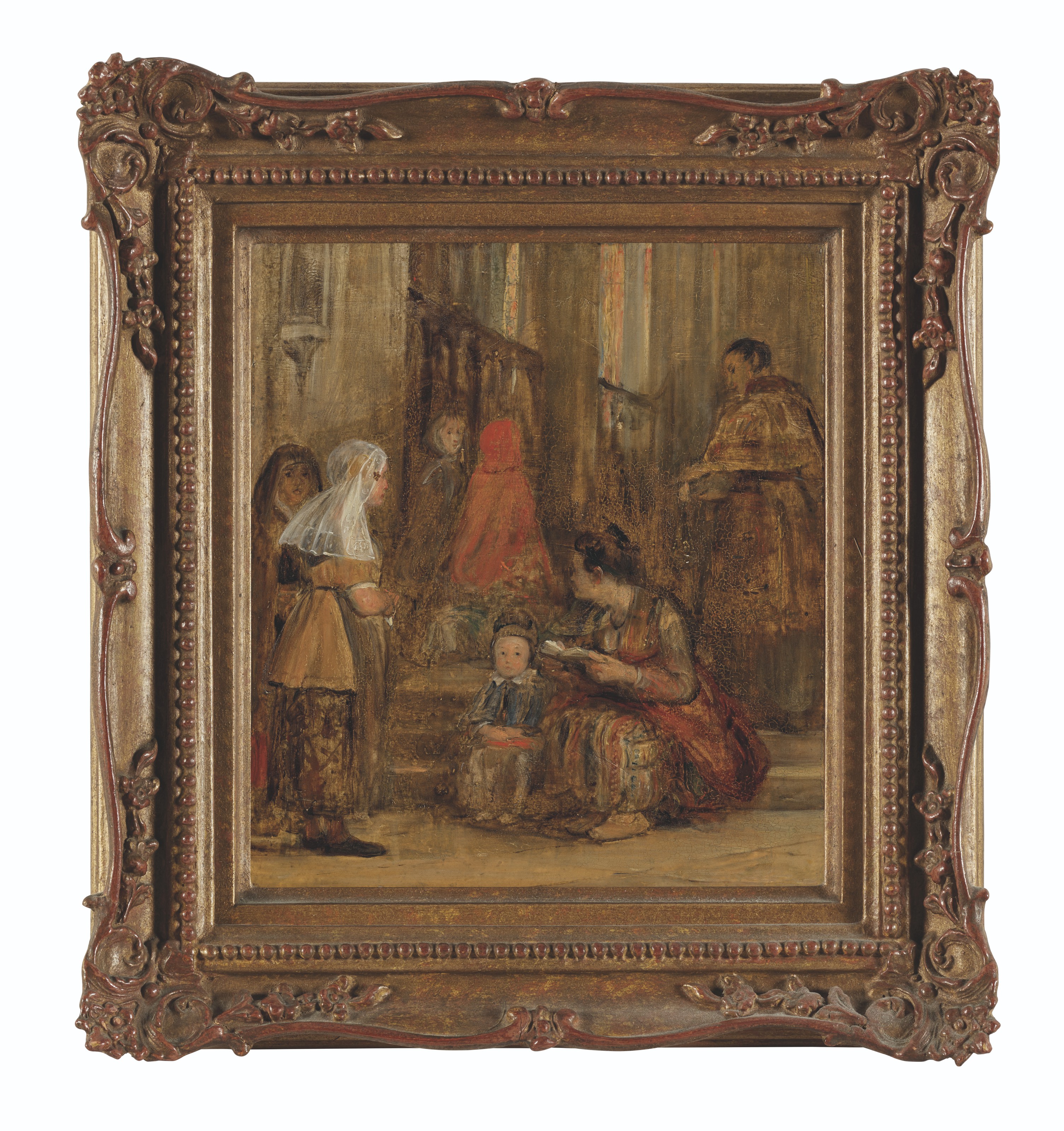 David Wilkie — Семь фигур в церкви, Гент