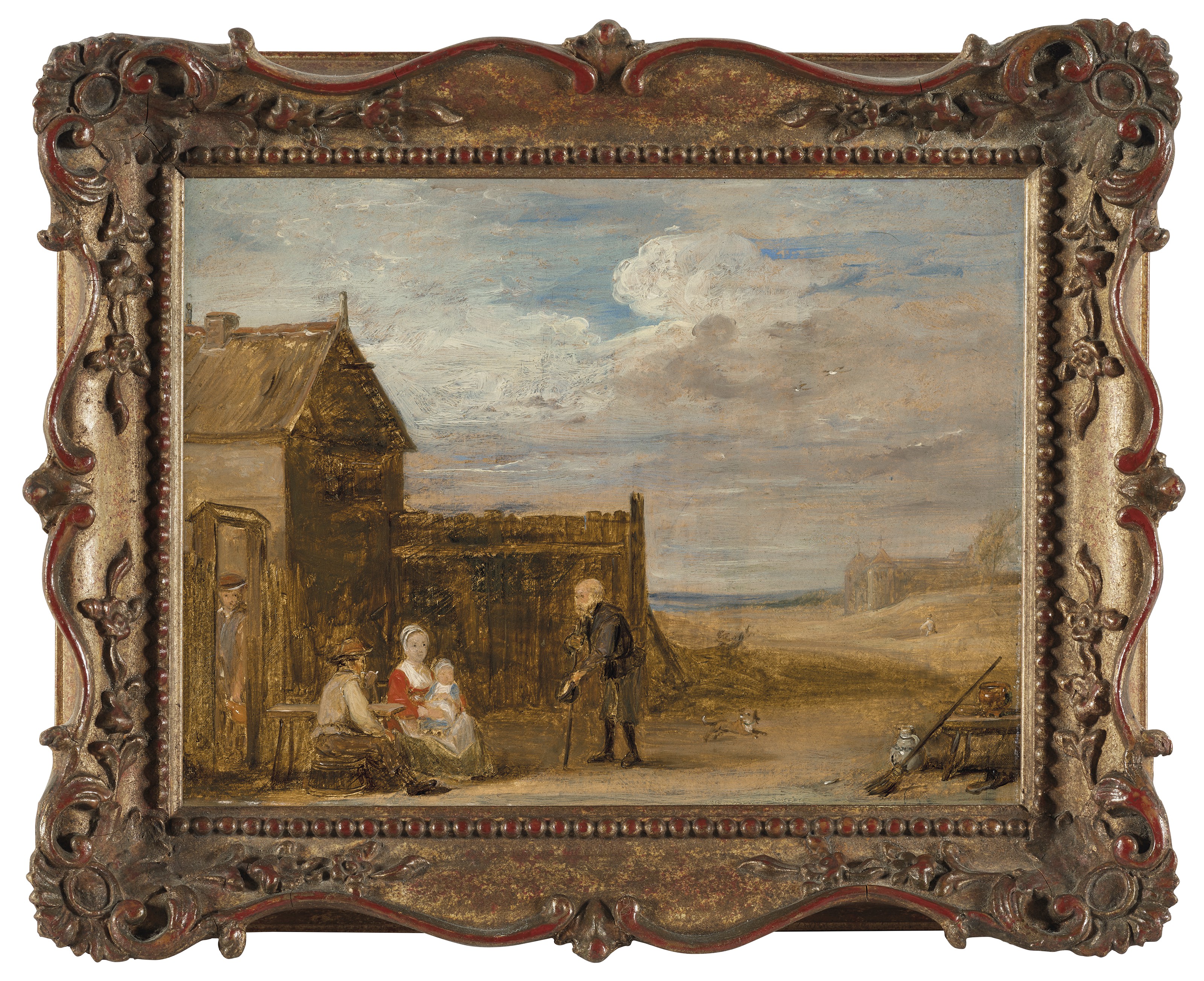 David Wilkie — Фигурки у деревенской таверны