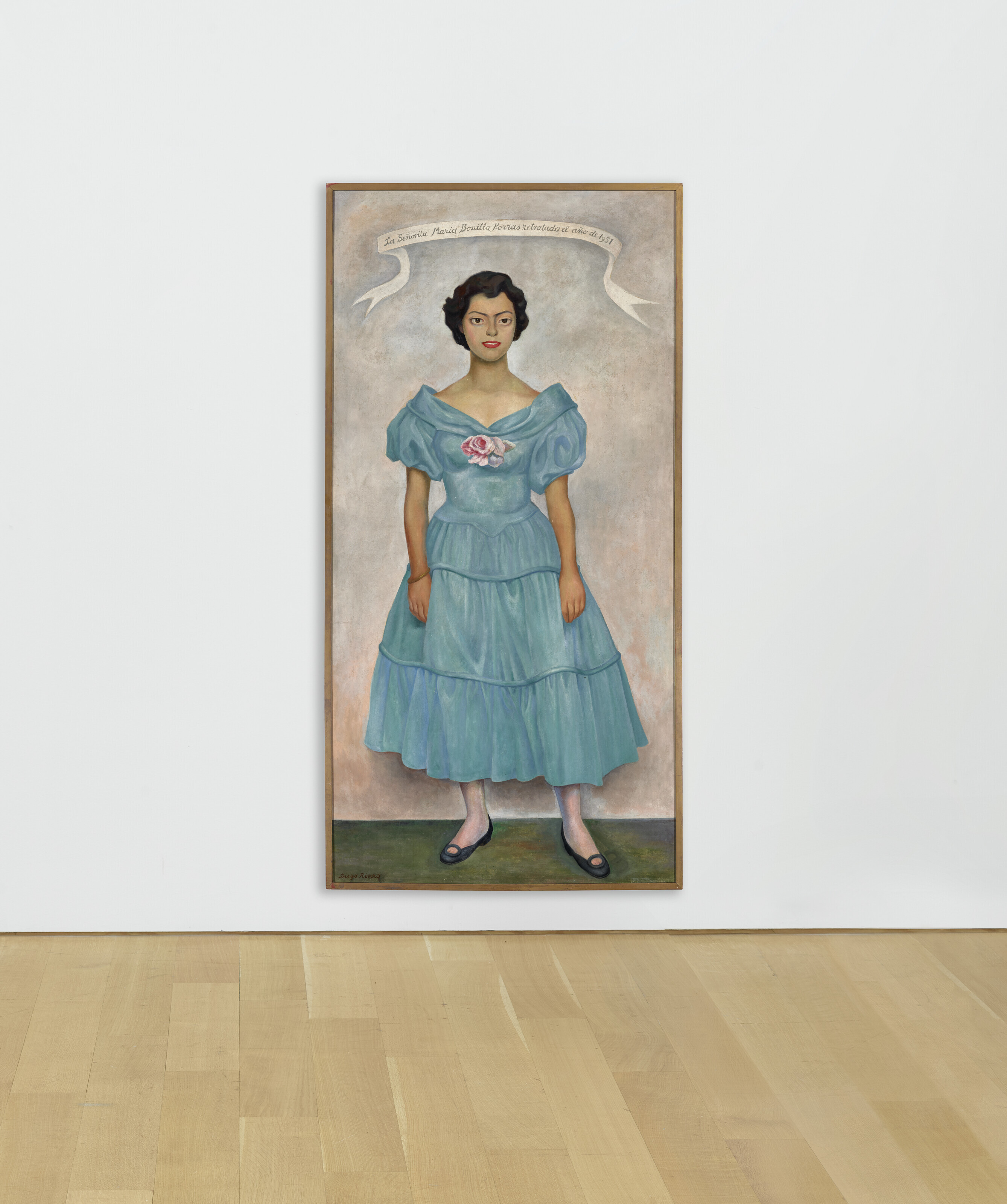 Diego Rivera — Портрет Марии Бонильи Поррас, изображение 4