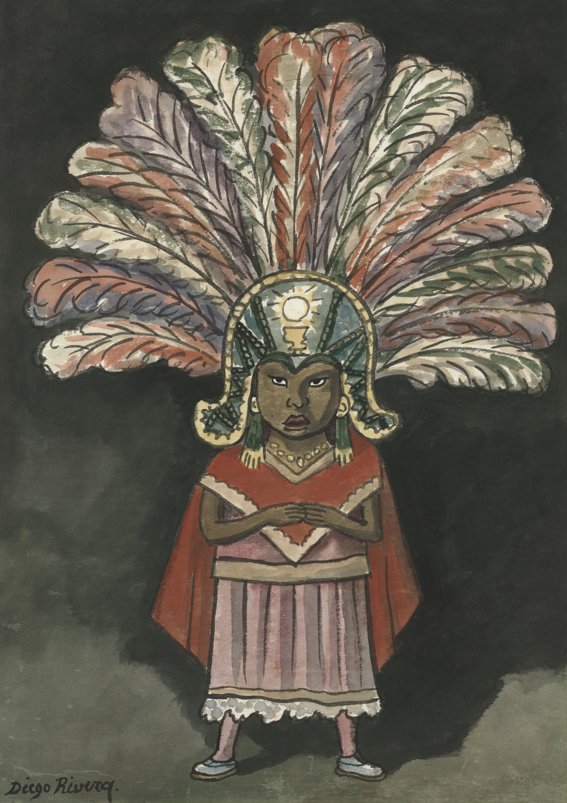 Diego Rivera — Танцующий в Уэхоцинго, изображение 1
