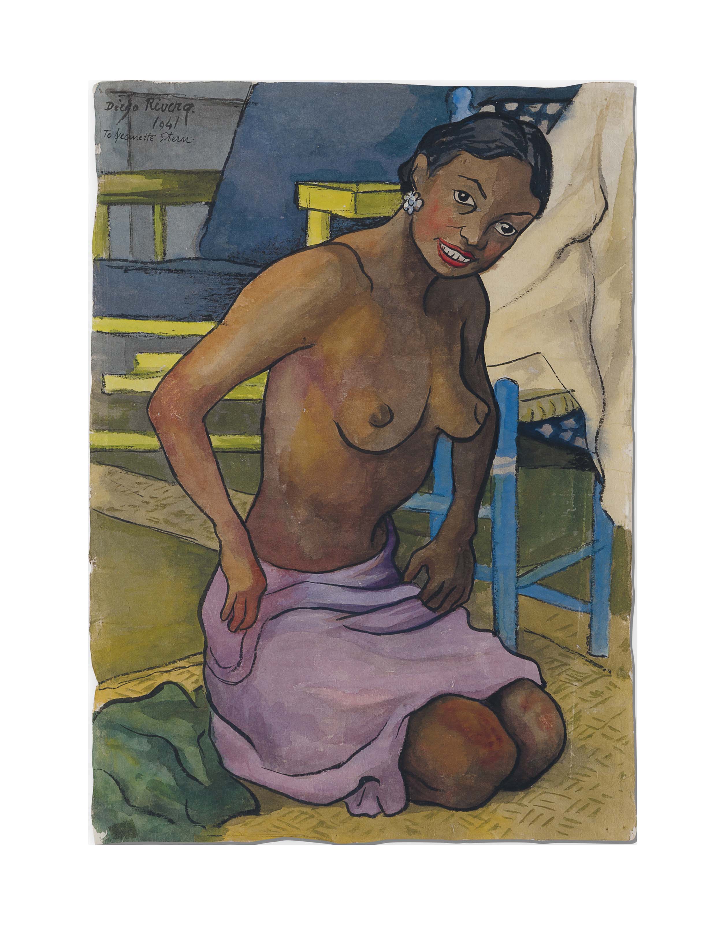 Diego Rivera — Женщина, потерявшая рассудок (Ньевес)