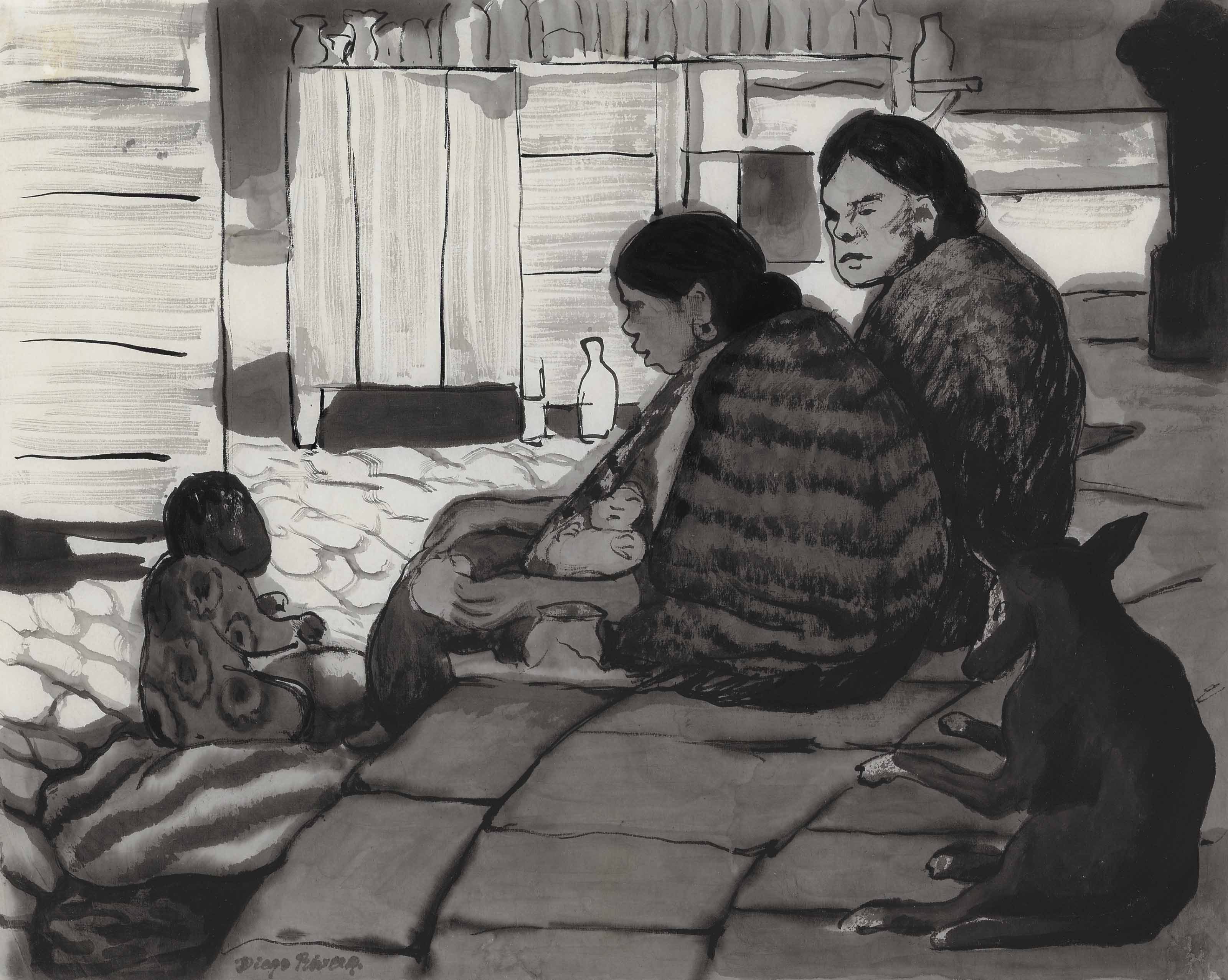 Diego Rivera — Мухерес