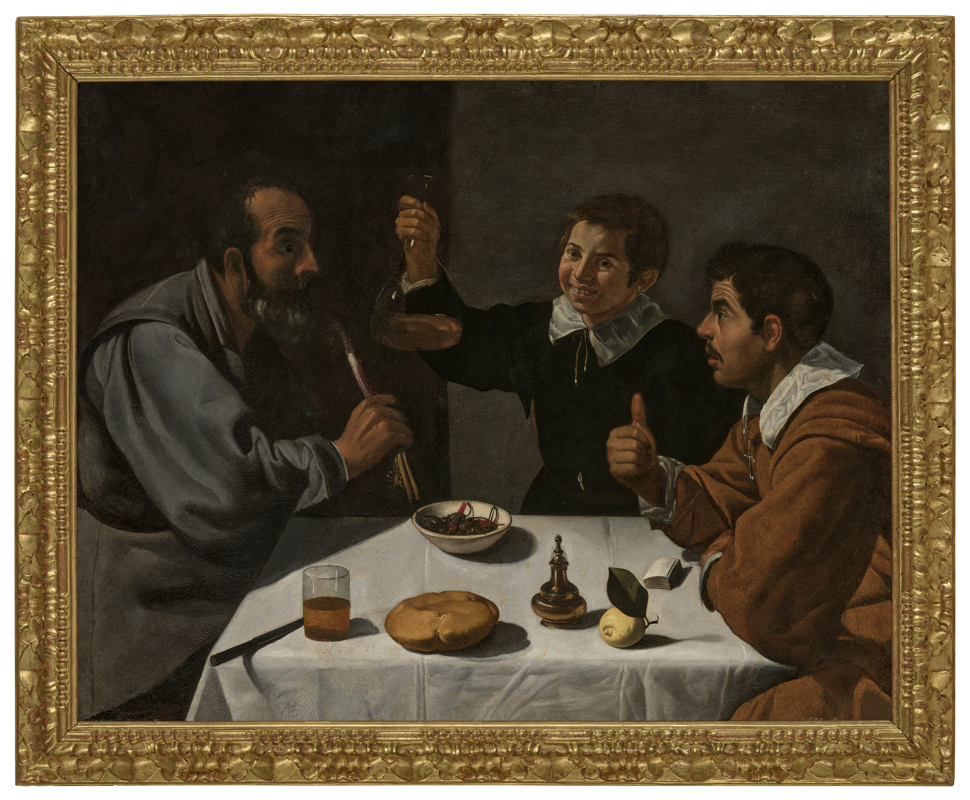 Diego Velázquez — Три фигуры за столом, изображение 2