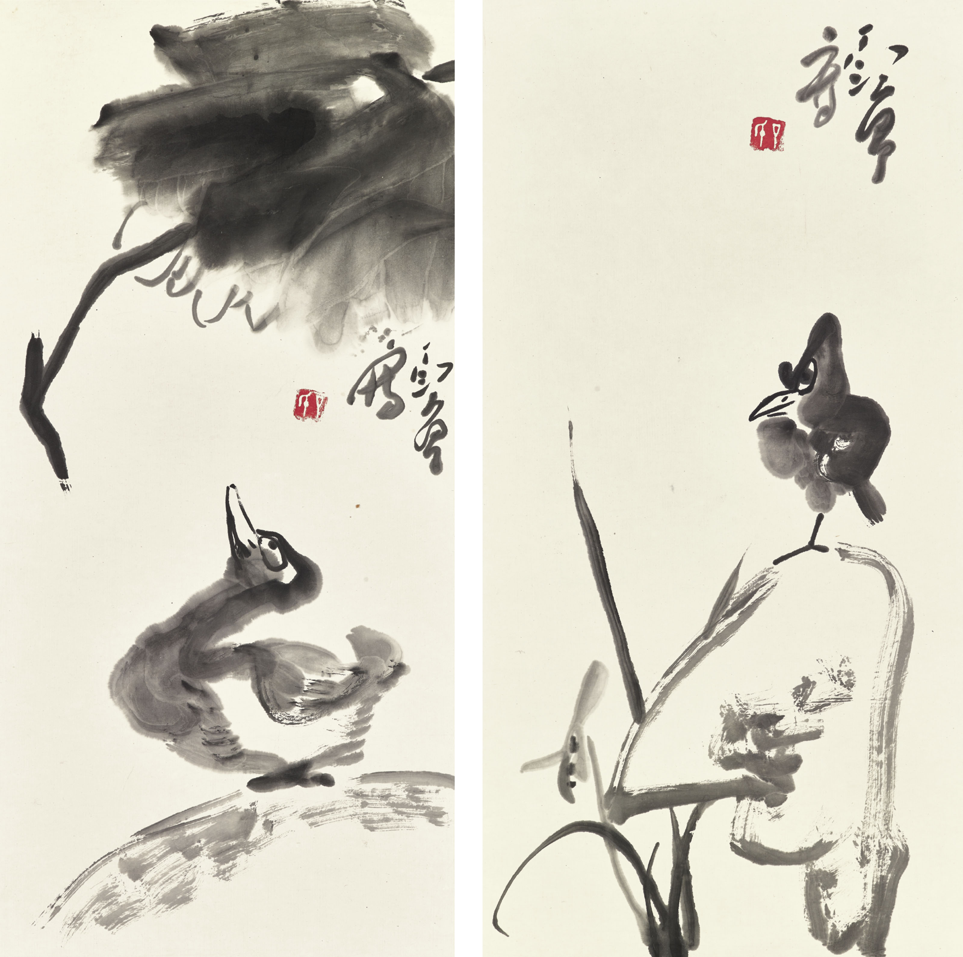 Ding Yanyong — Цветы и птицы, изображение 1