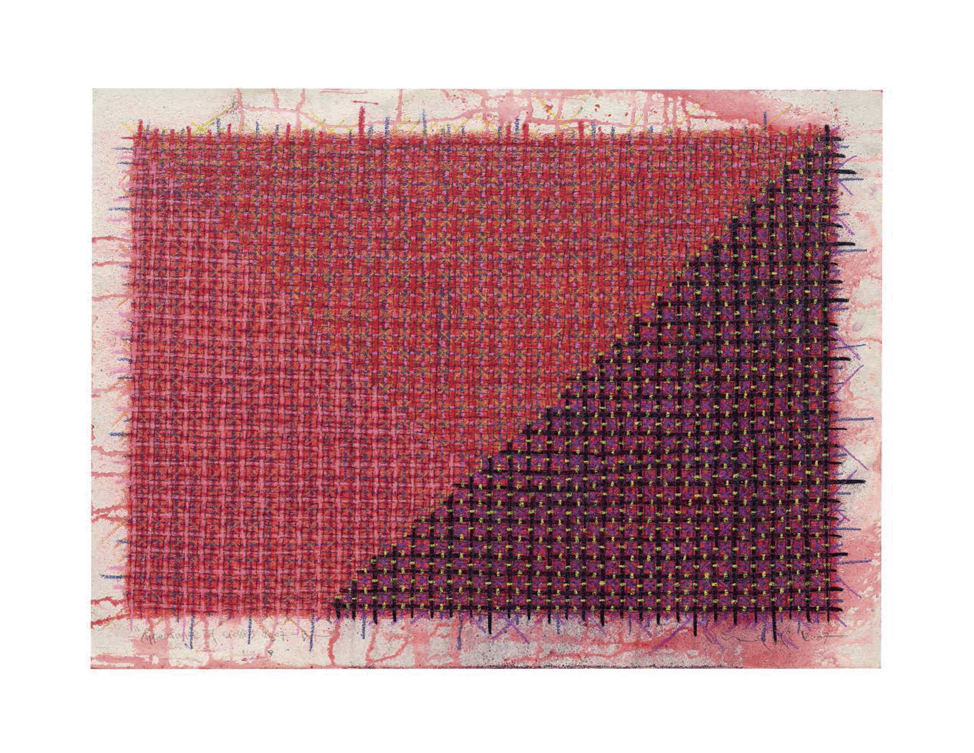 Ding Yi — Появление крестов, 2007-B7