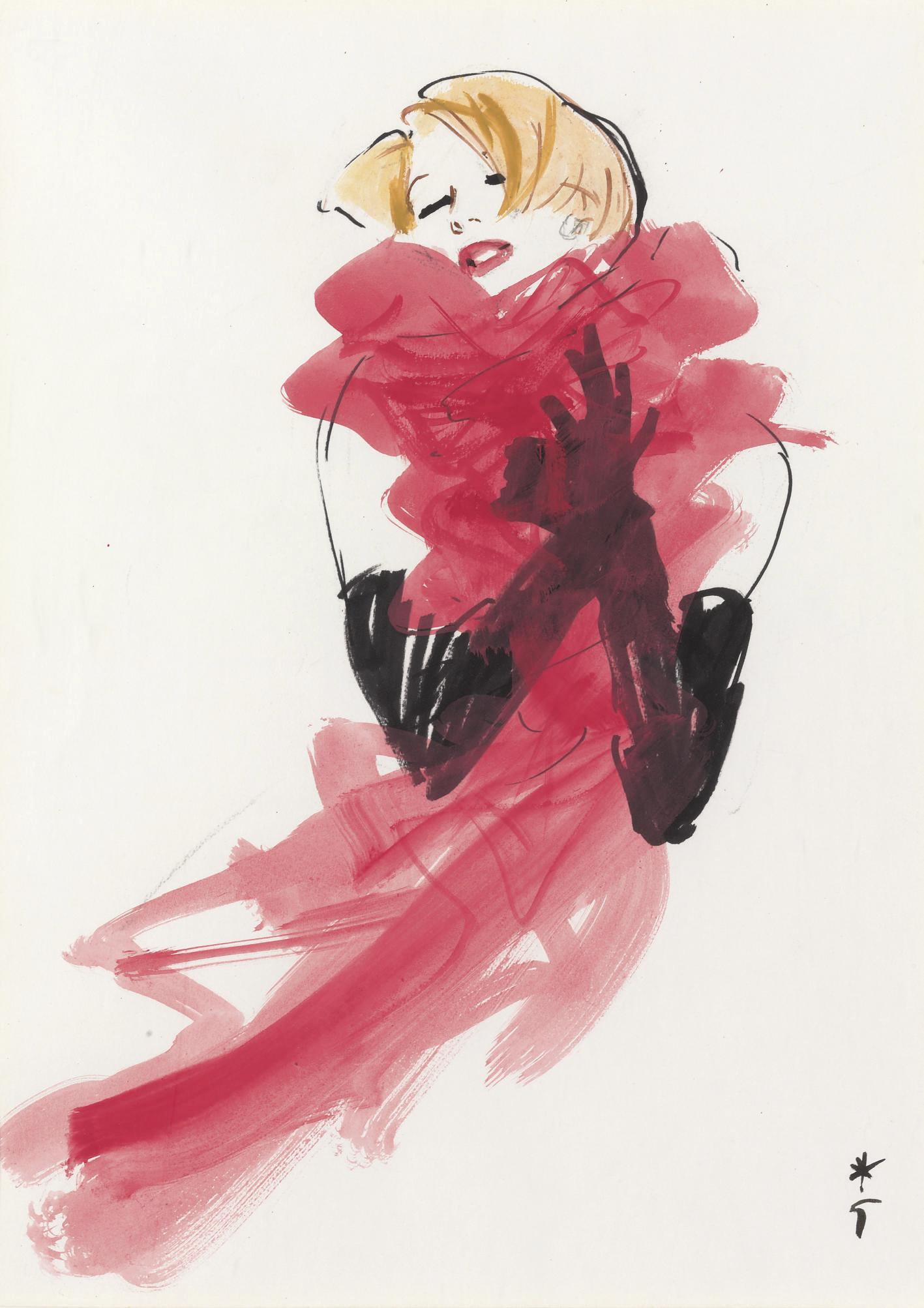 Dior — ЭСКИЗ ДЛЯ DIOR, ОКОЛО 1985 ГОДА