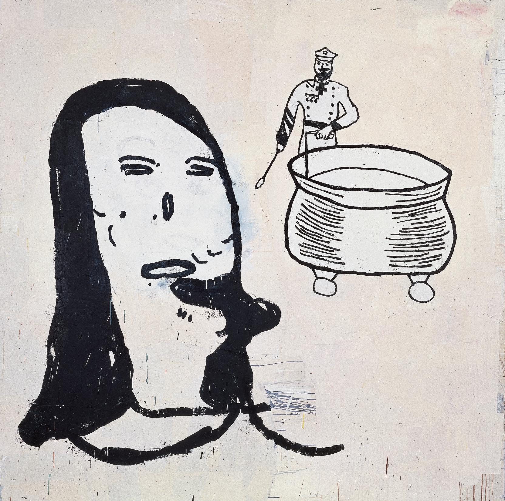 Donald Baechler — Без названия (Битва за Алжир)