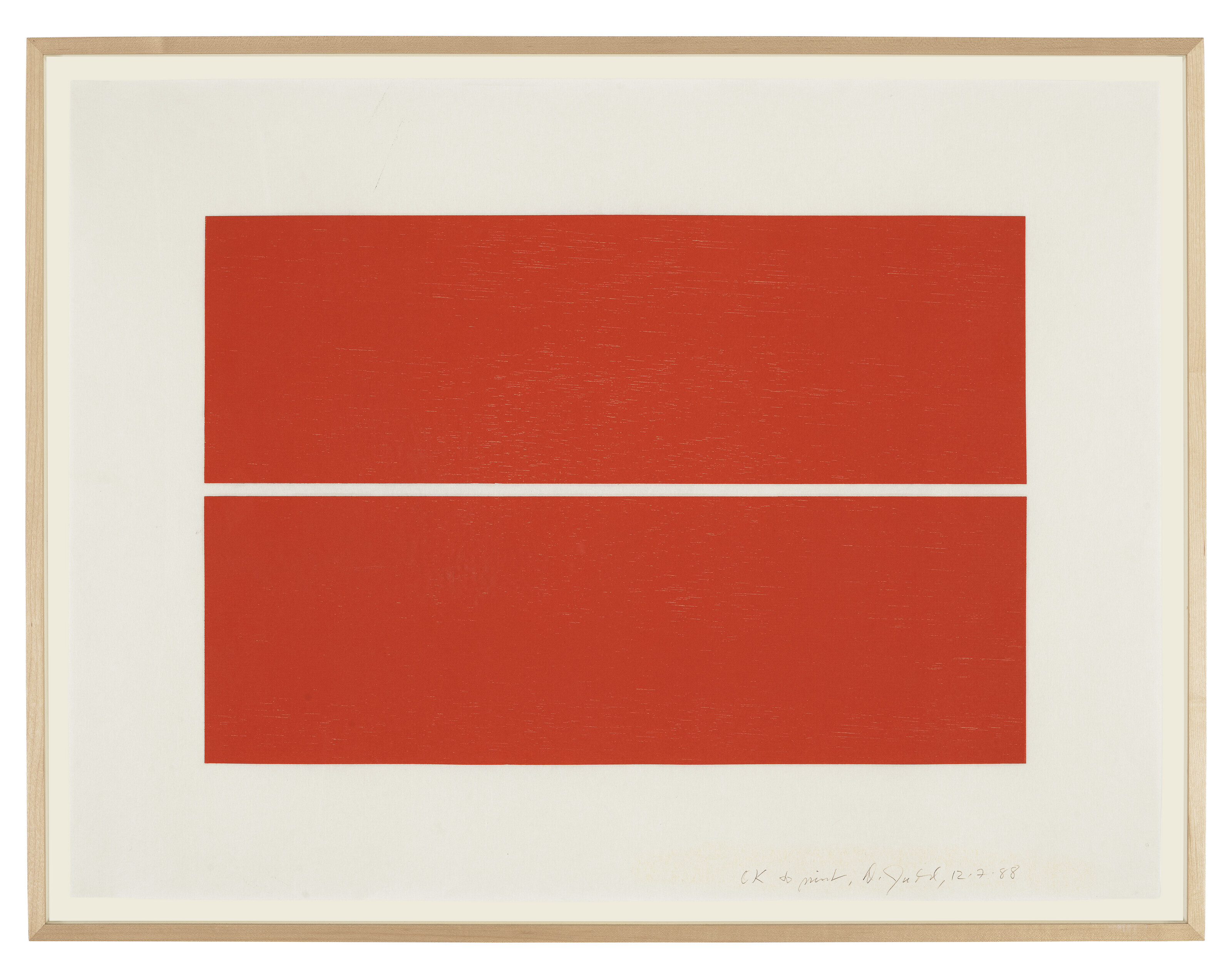 Donald Judd — Без названия : один отпечаток, изображение 2