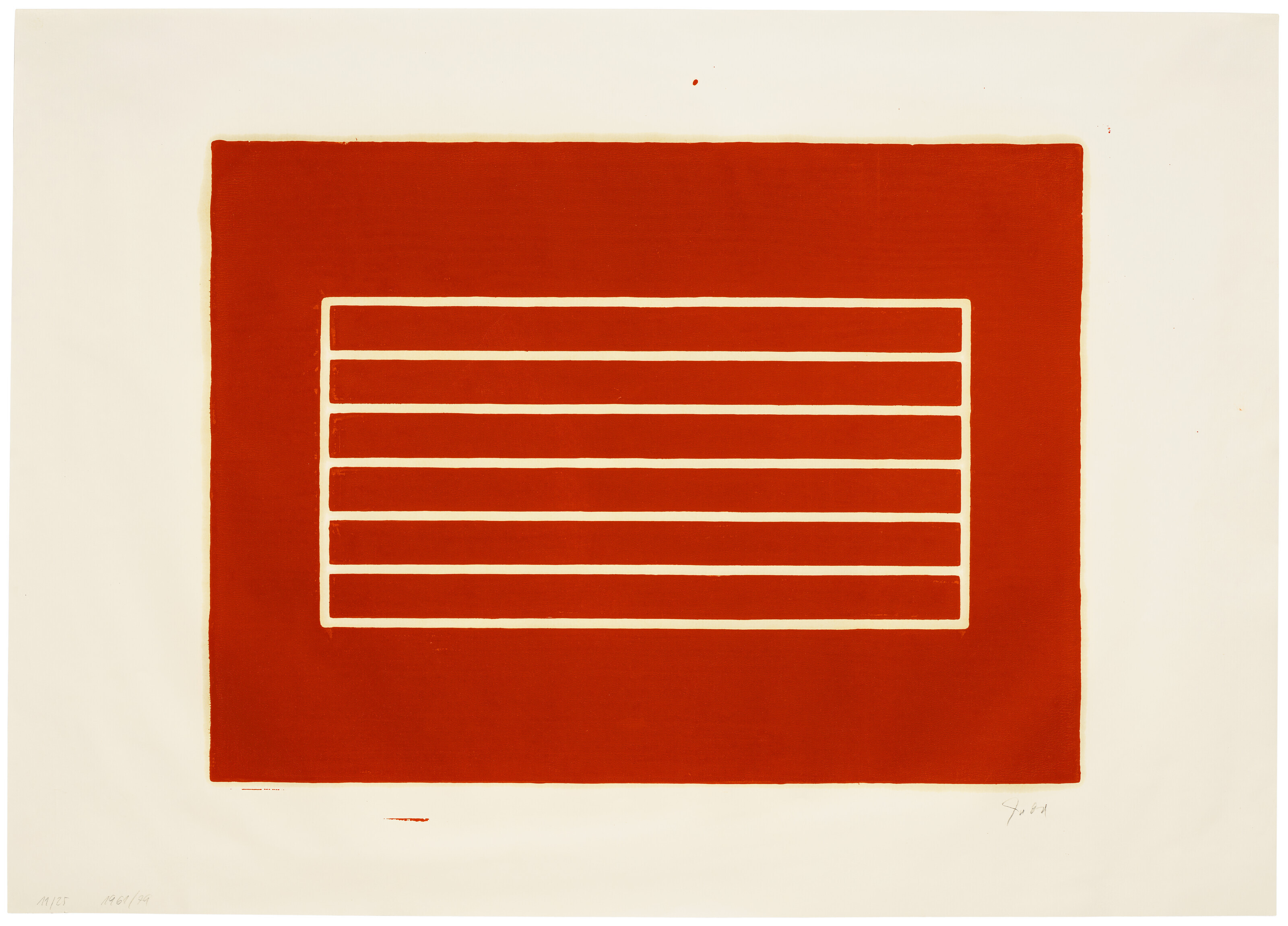 Donald Judd — Без названия: один отпечаток