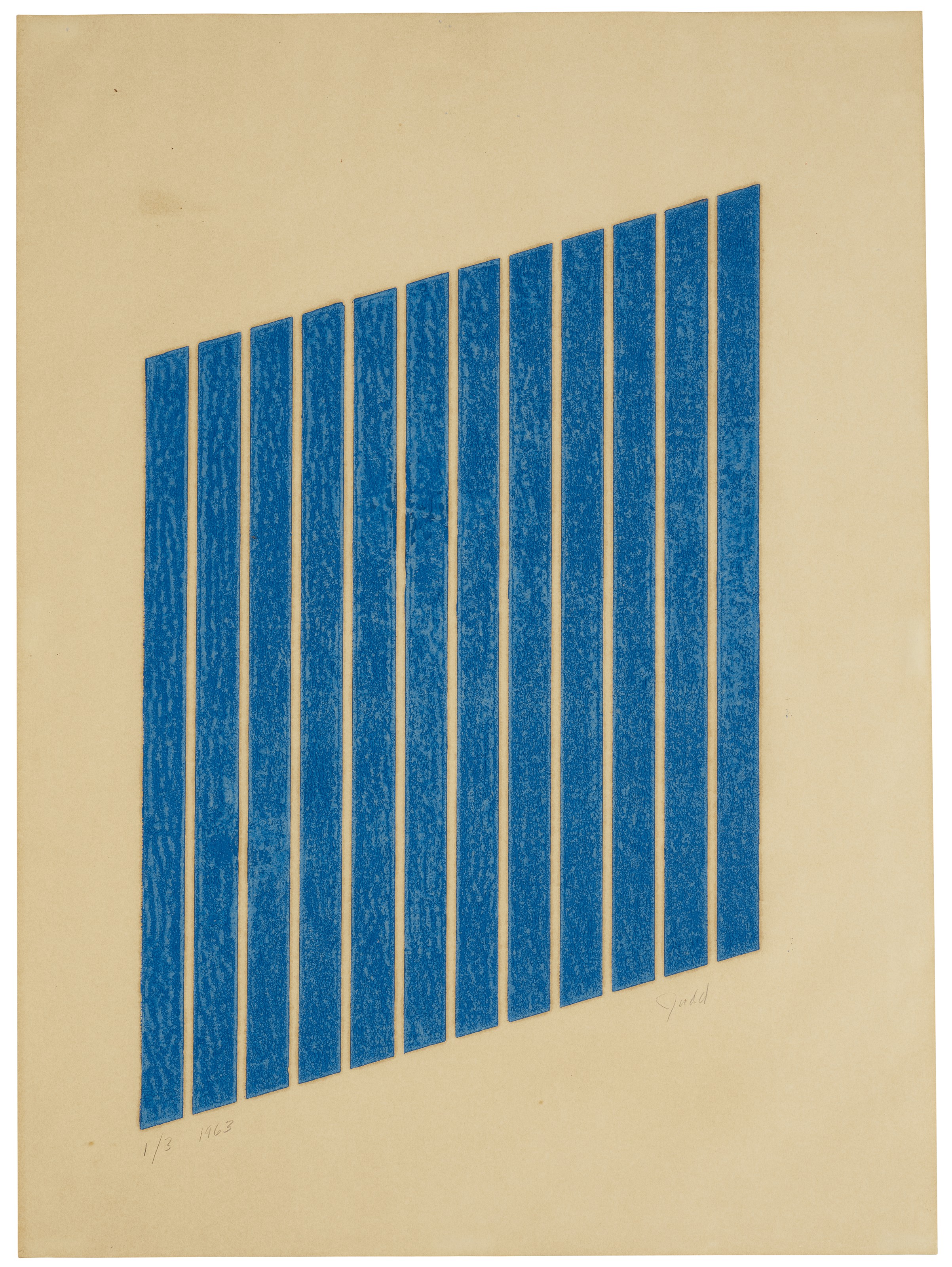 Donald Judd — Без названия : один отпечаток, изображение 1