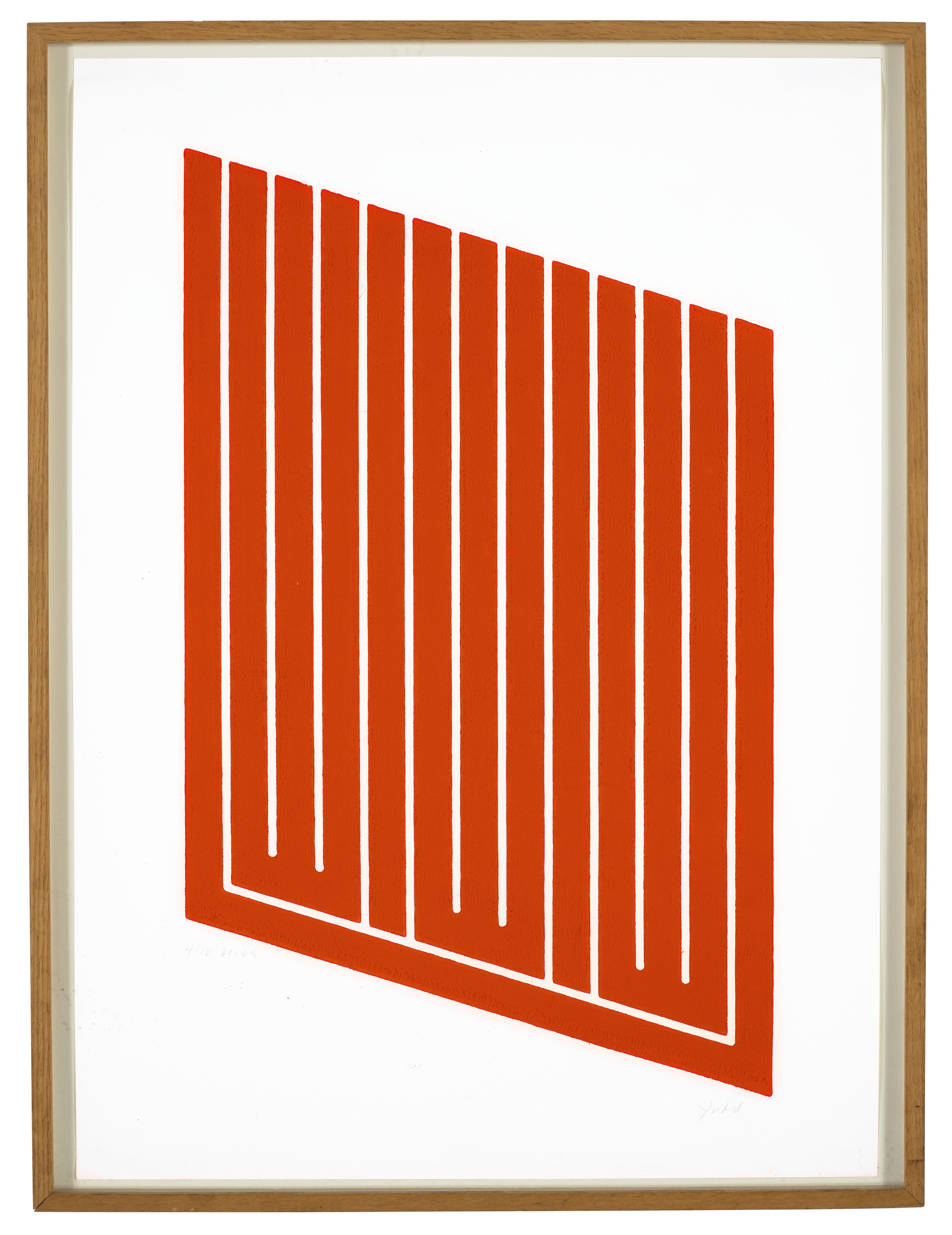 Donald Judd — Без названия : один отпечаток, изображение 2
