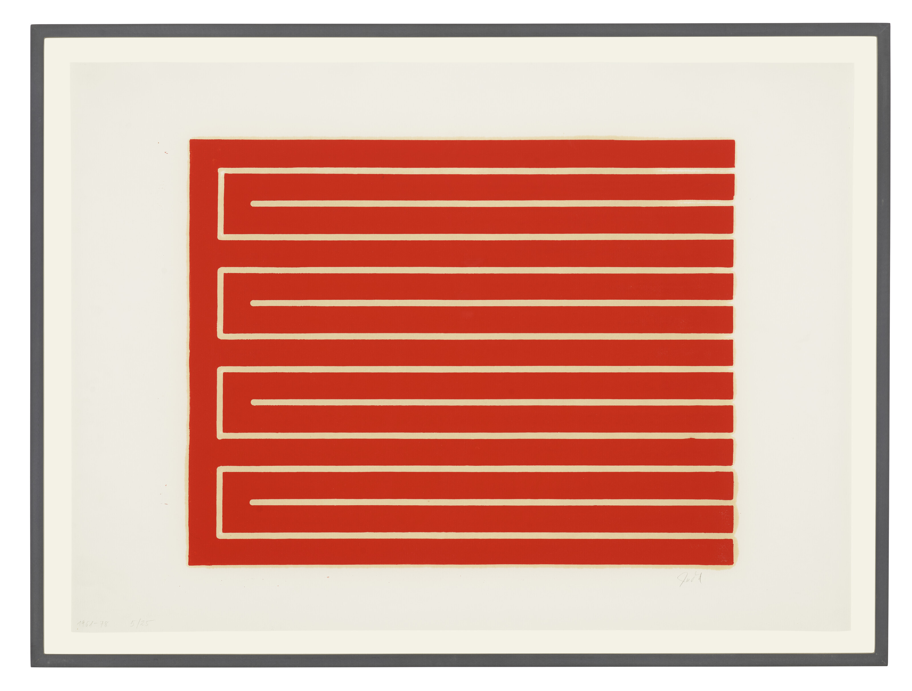 Donald Judd — Без названия : один отпечаток, изображение 2