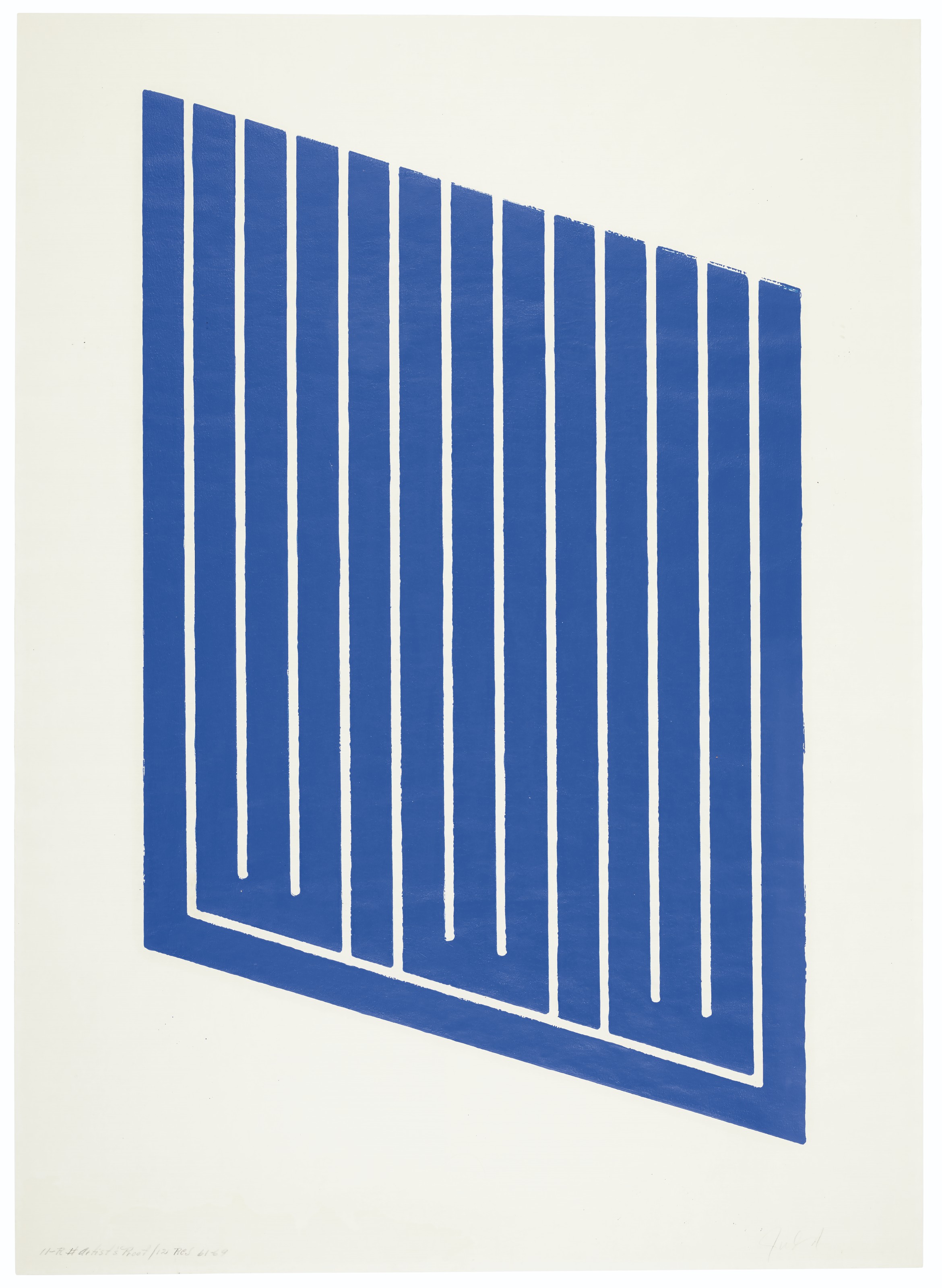 Donald Judd — Без названия : один отпечаток