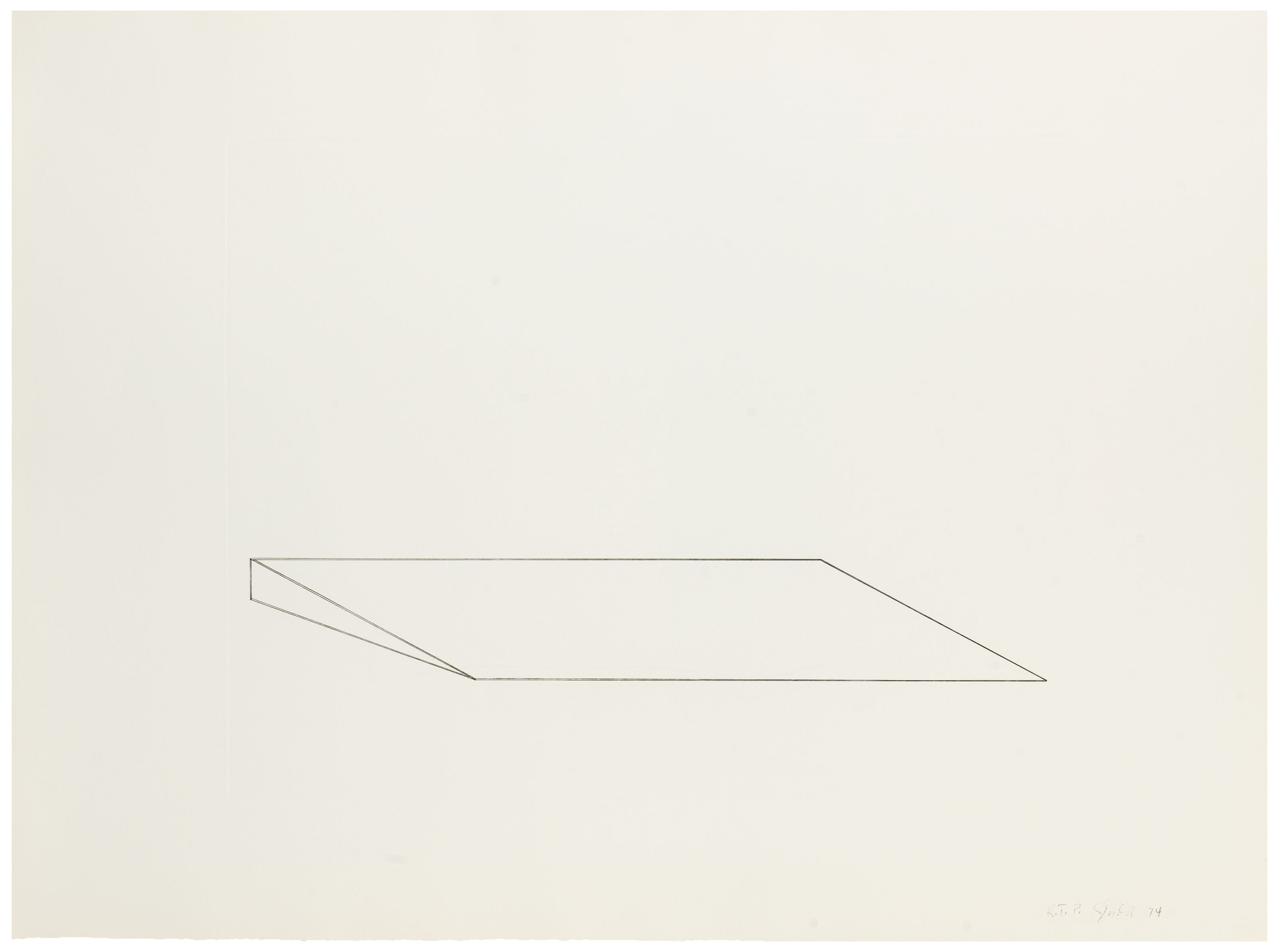 Donald Judd — Без названия: одна тарелка