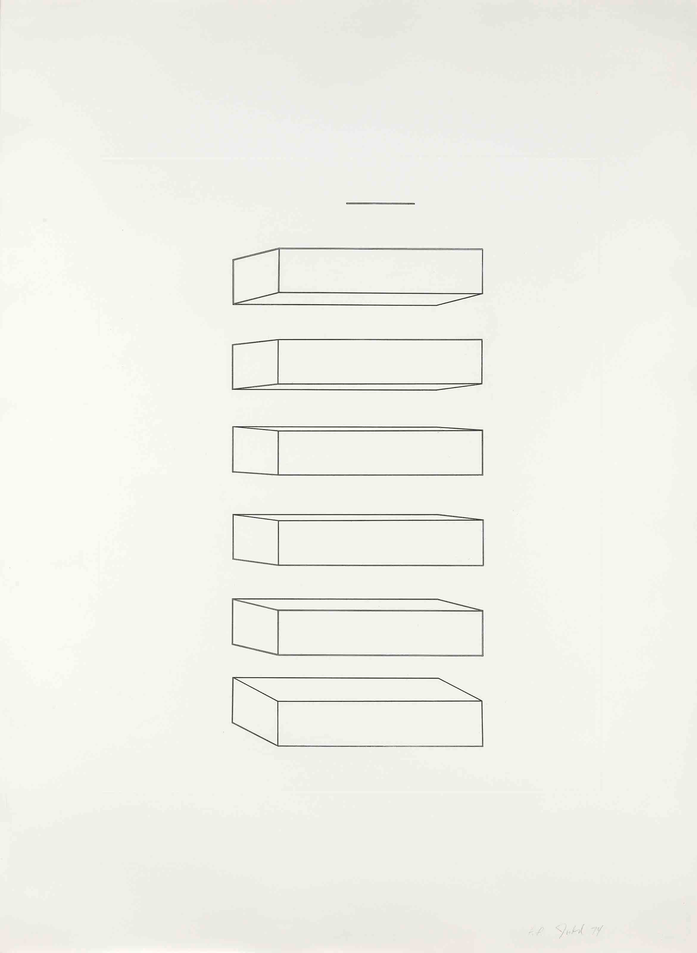 Donald Judd — Без названия : одна пластинка (S. & J. 82)