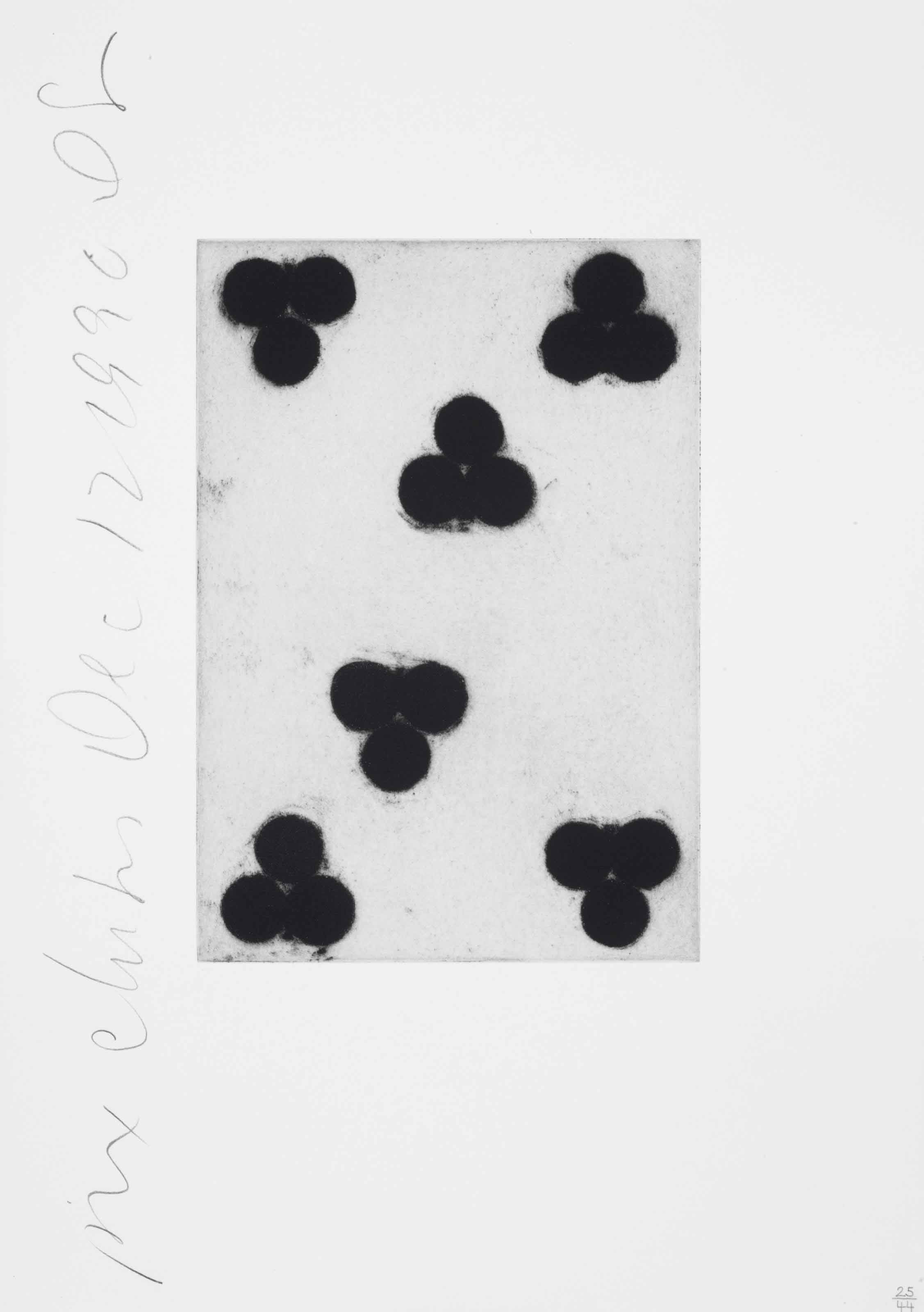 Donald Sultan — Игральные карты, издательство Parasol Press, Нью-Йорк, 1990
