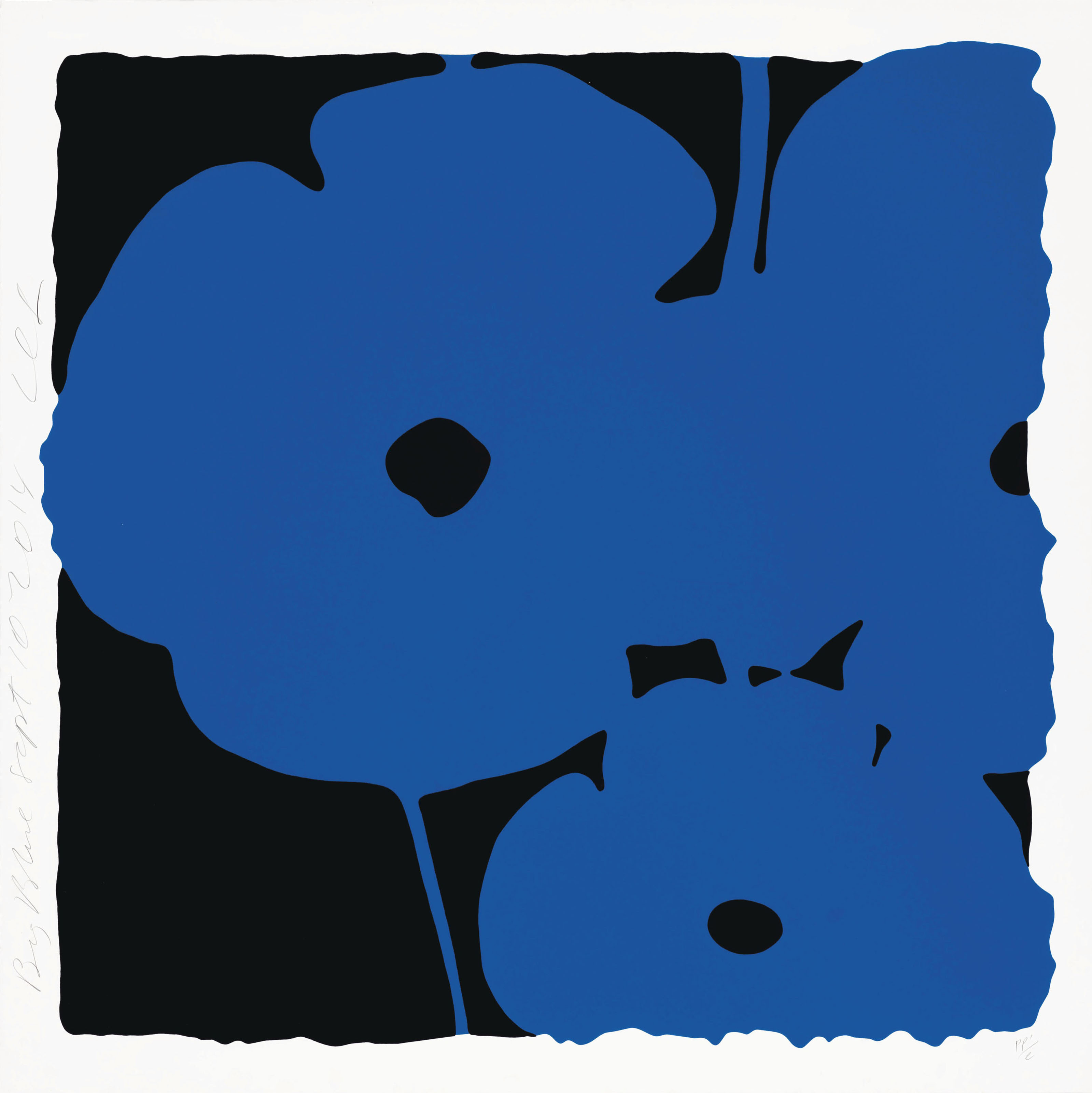 Donald Sultan — Big Blue, 10 сентября 2014, из Big Poppies