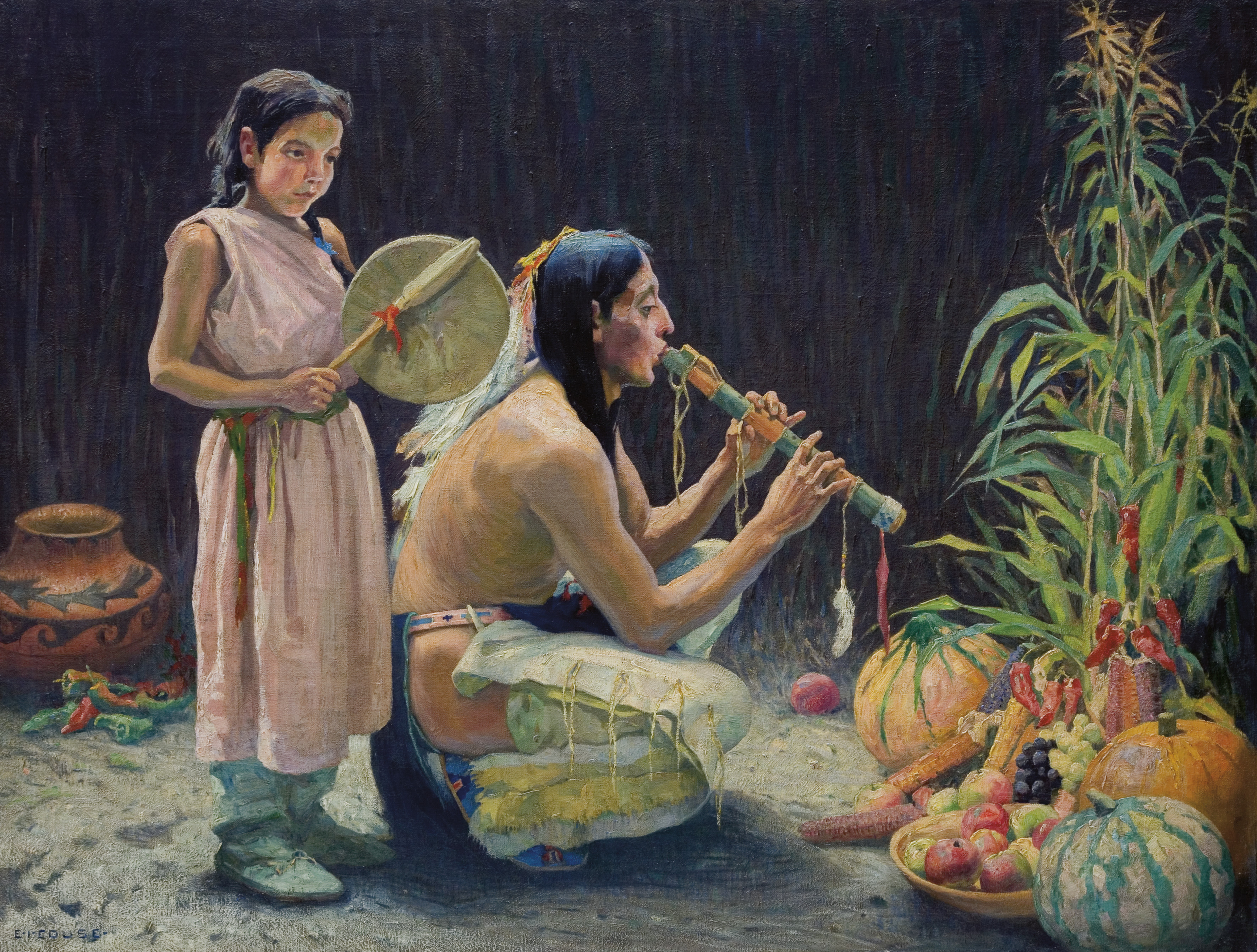 Eanger Irving Couse — Песня об урожае