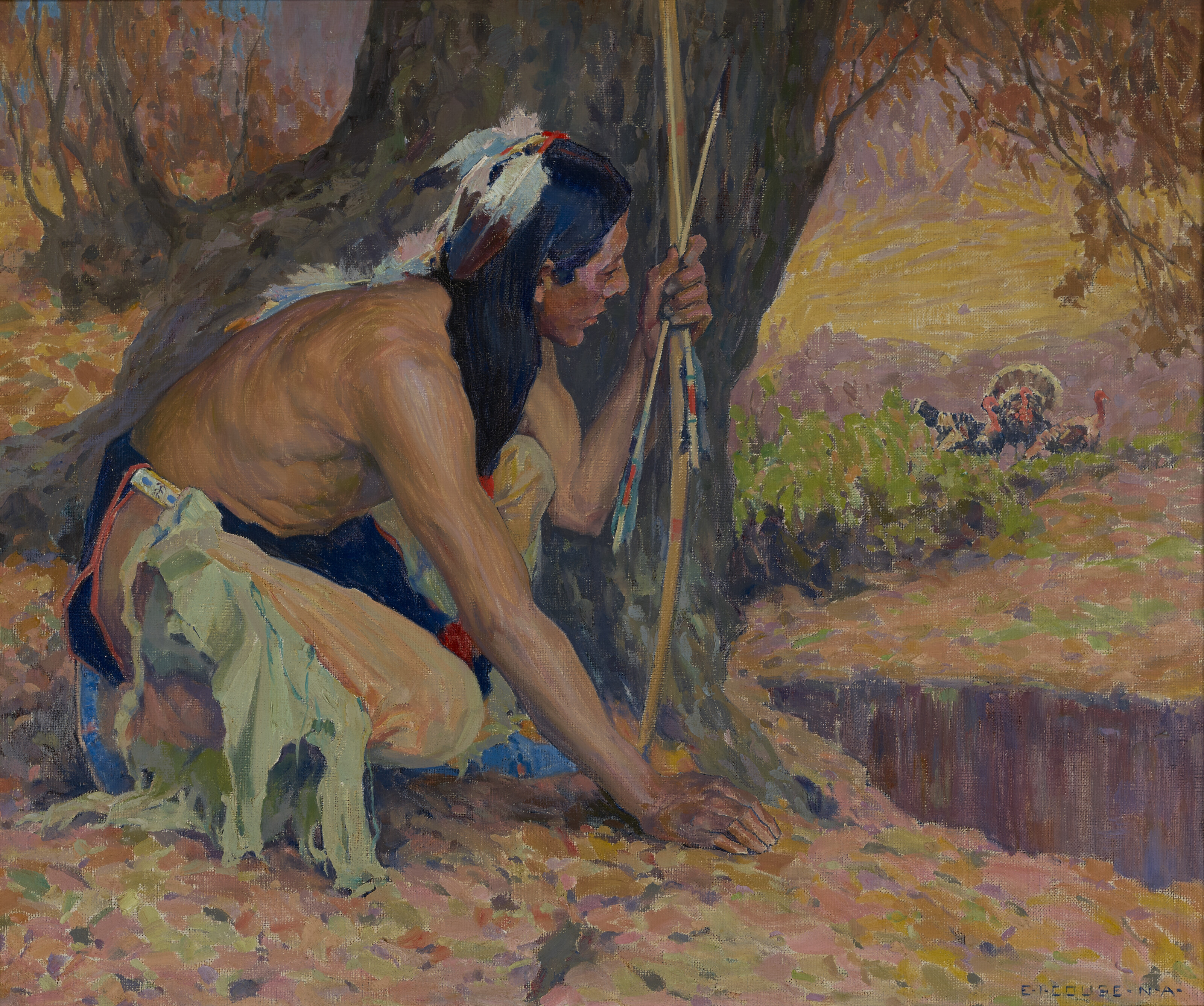 Eanger Irving Couse — Охотник на индеек