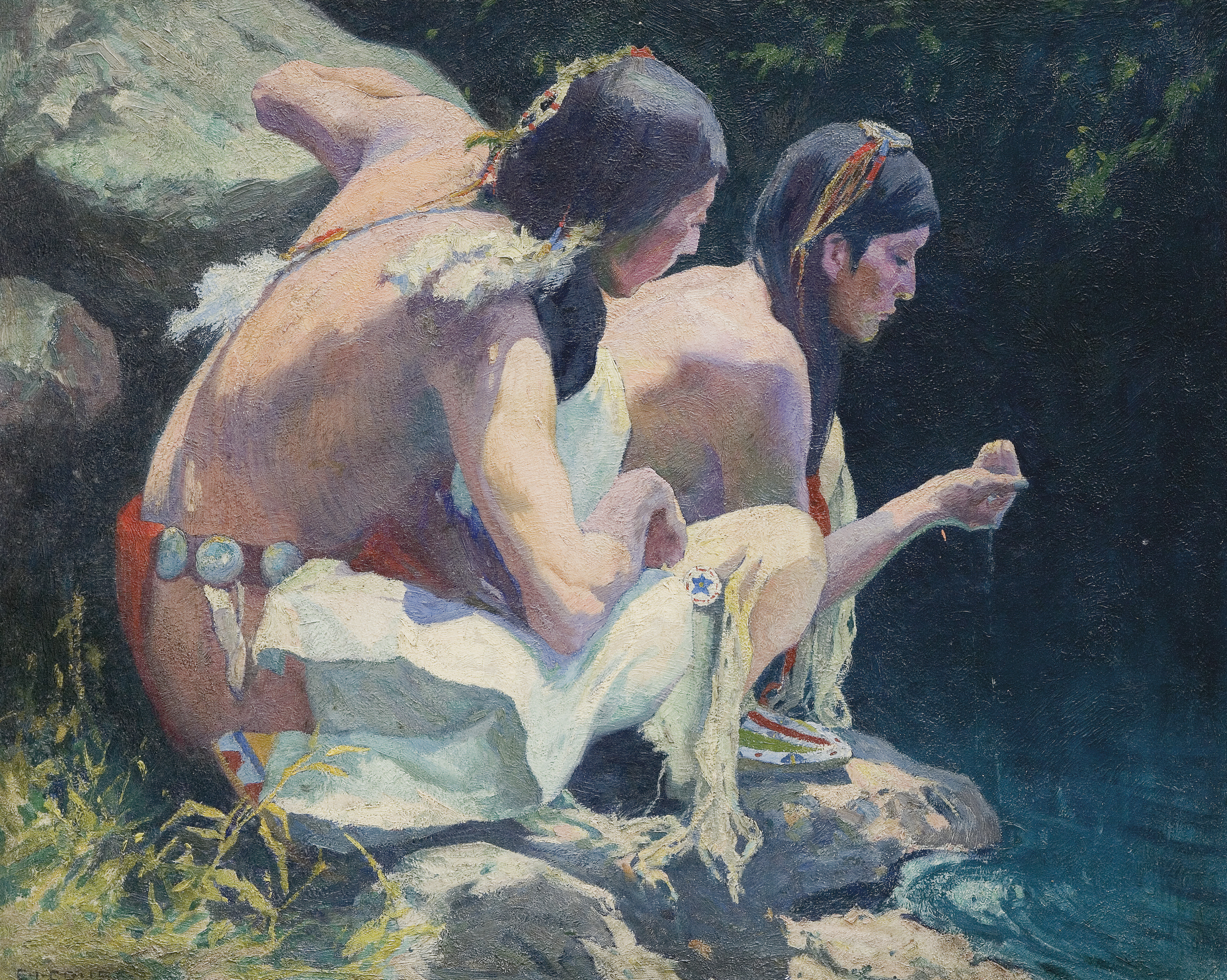 Eanger Irving Couse — Лечебный источник