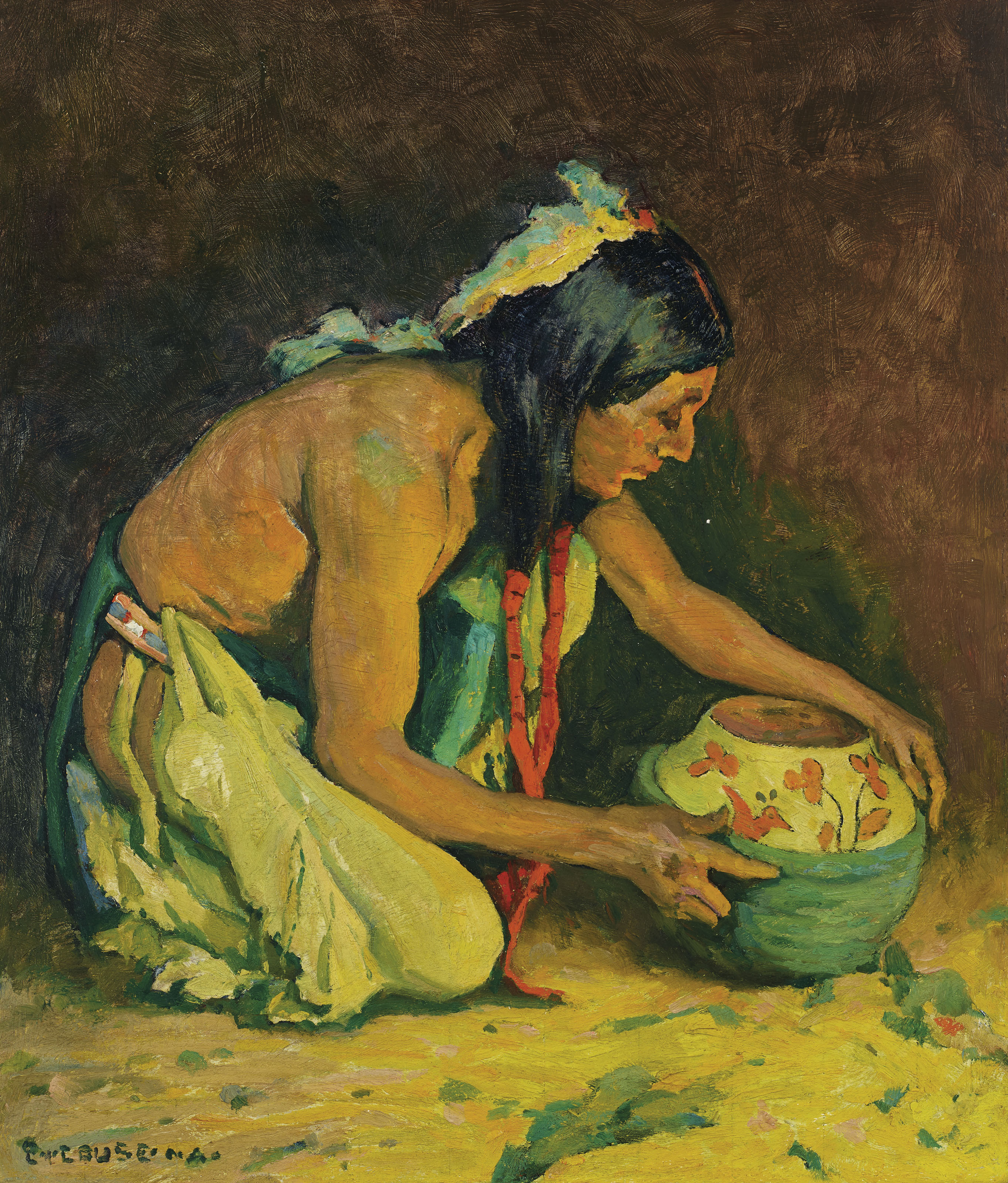 Eanger Irving Couse — Гончар