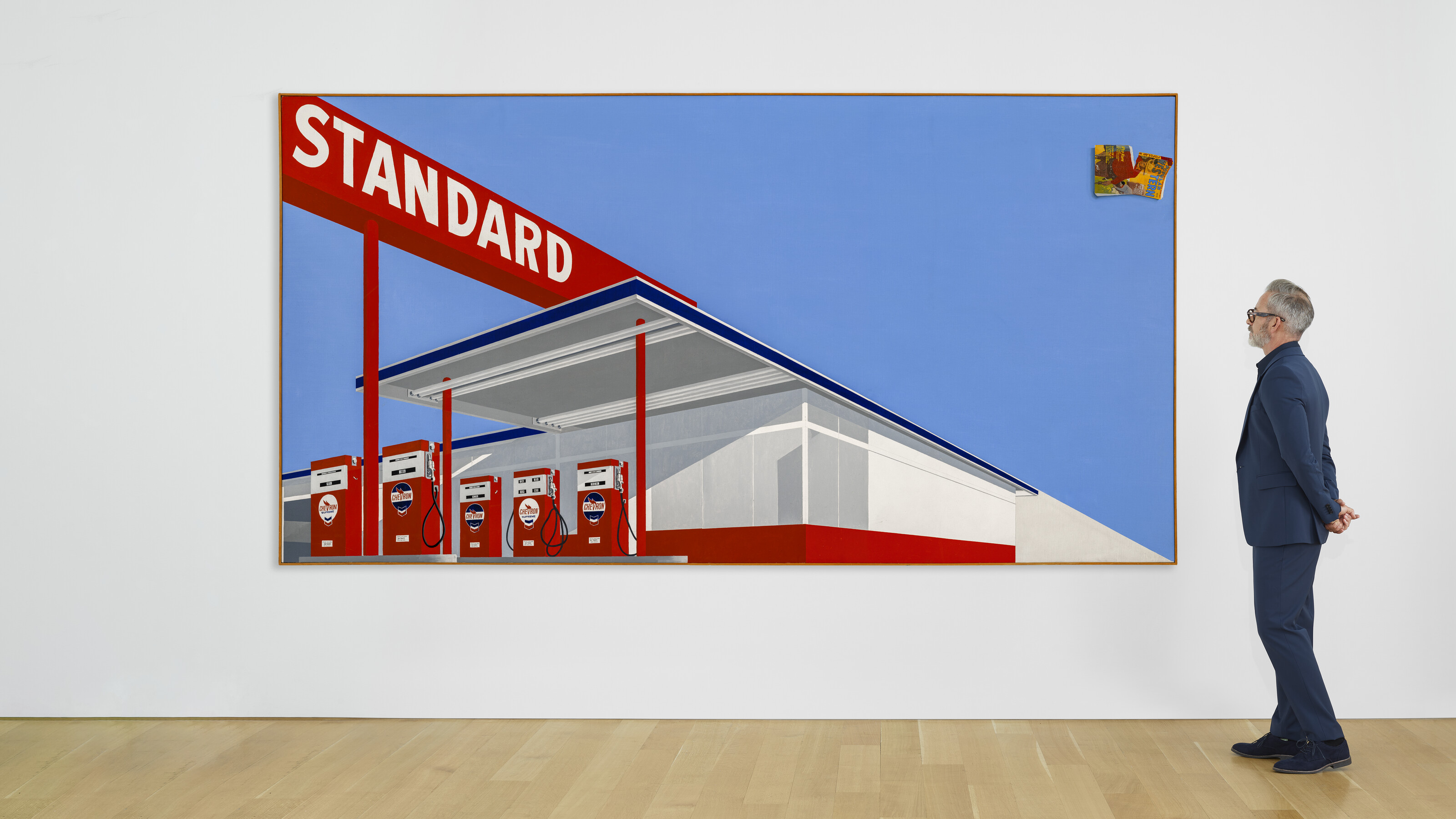 Ed Ruscha — Стандартная станция, Десятицентовый Вестерн Разрывается пополам, изображение 3