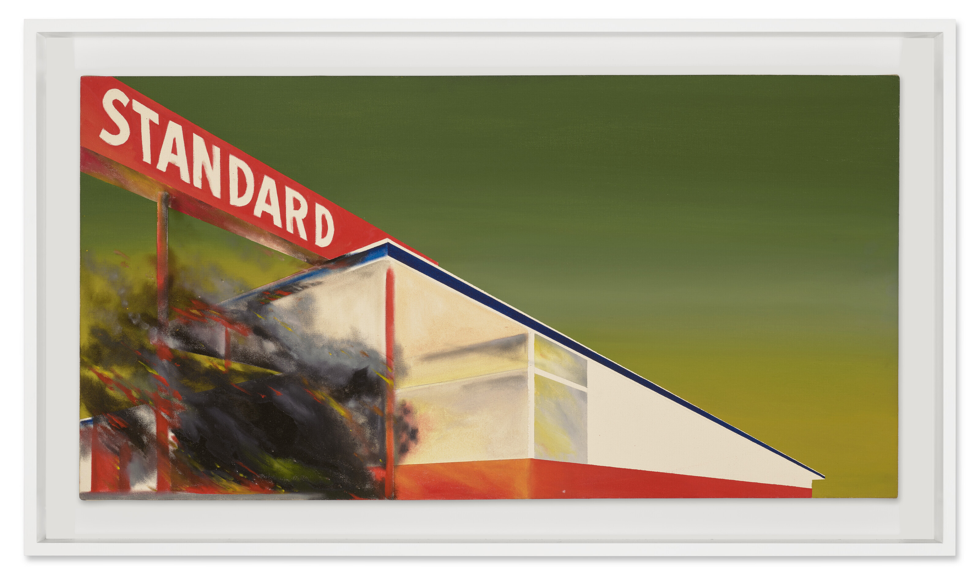 Ed Ruscha — Горящая заправочная станция, изображение 2