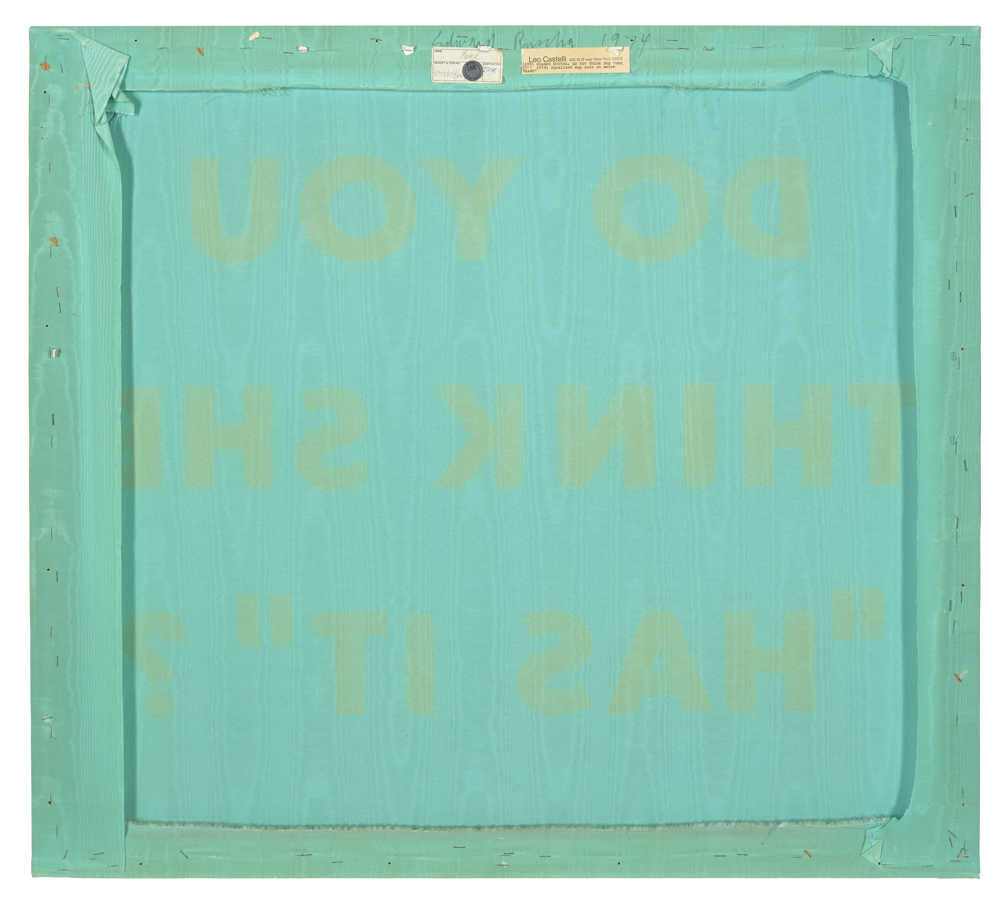 Ed Ruscha — Как Ты думаешь, У Нее "Есть Это"?, изображение 3