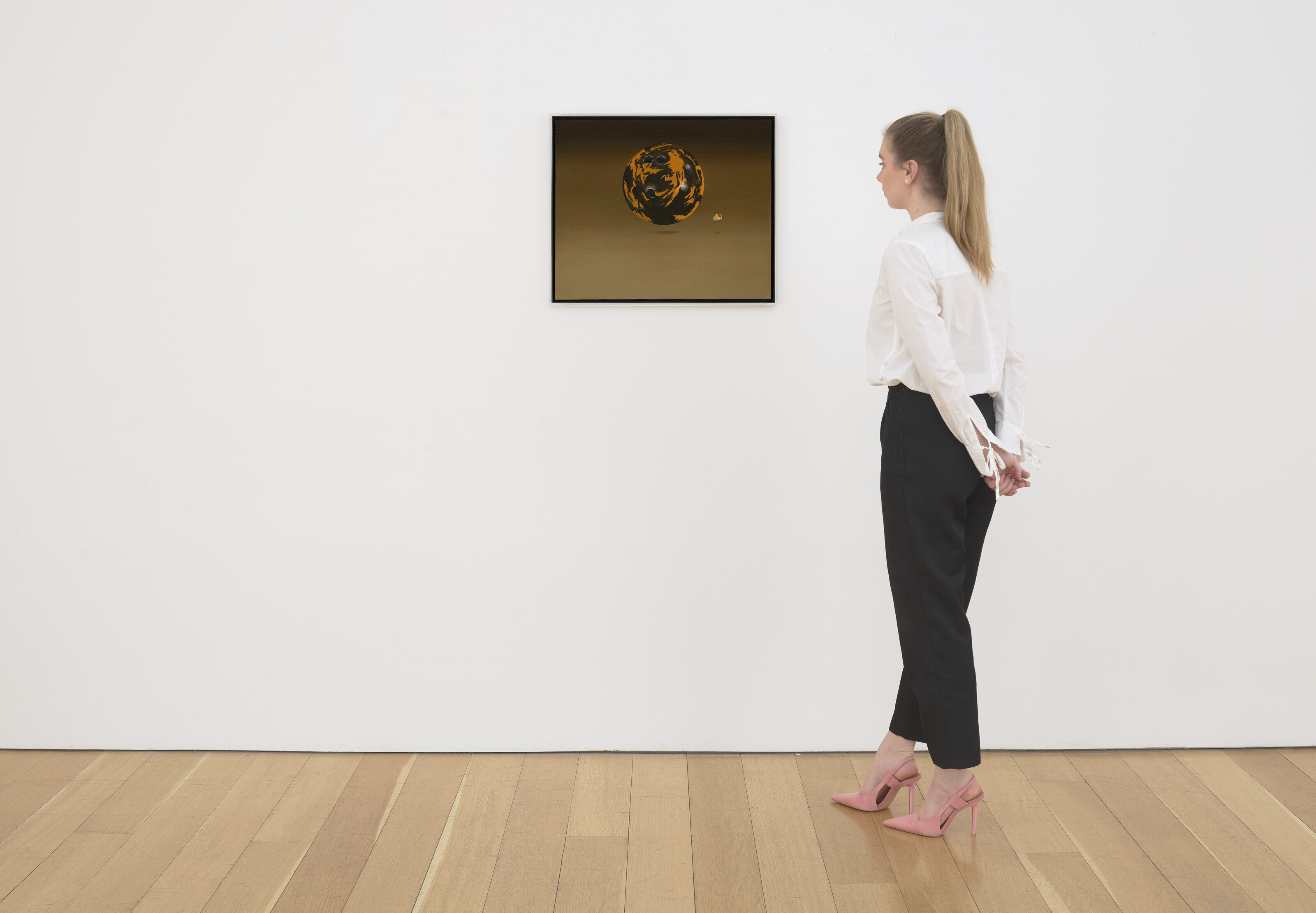 Ed Ruscha — Шар для боулинга, оливковый, изображение 4
