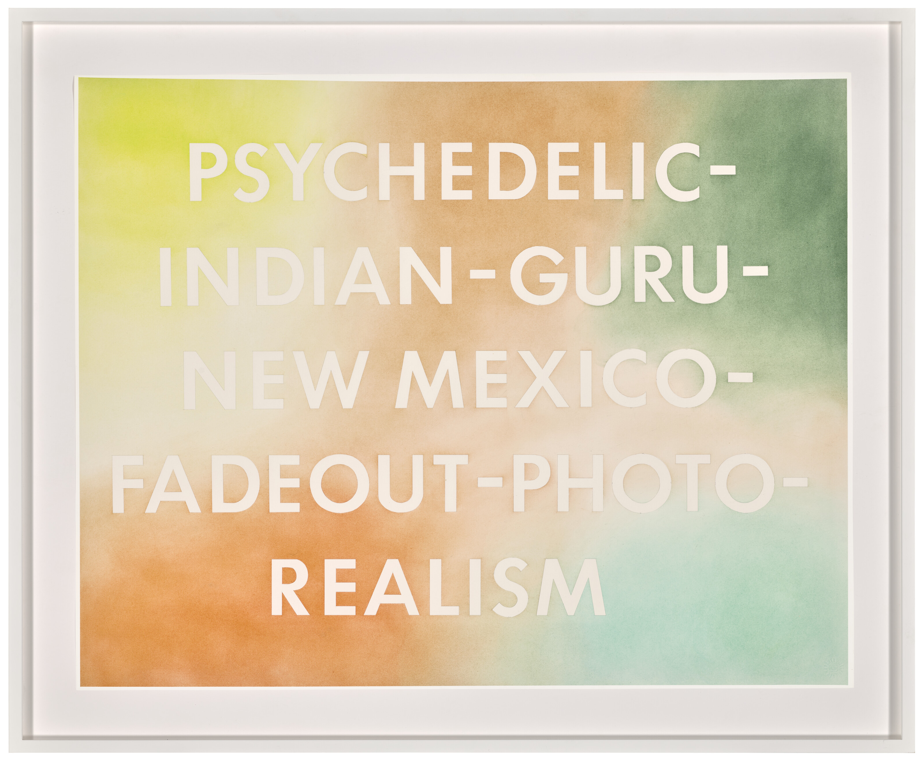 Ed Ruscha — Психоделический-Индийский-Гуру-Нью-Мексико-Затухание-Фотореализм, изображение 2