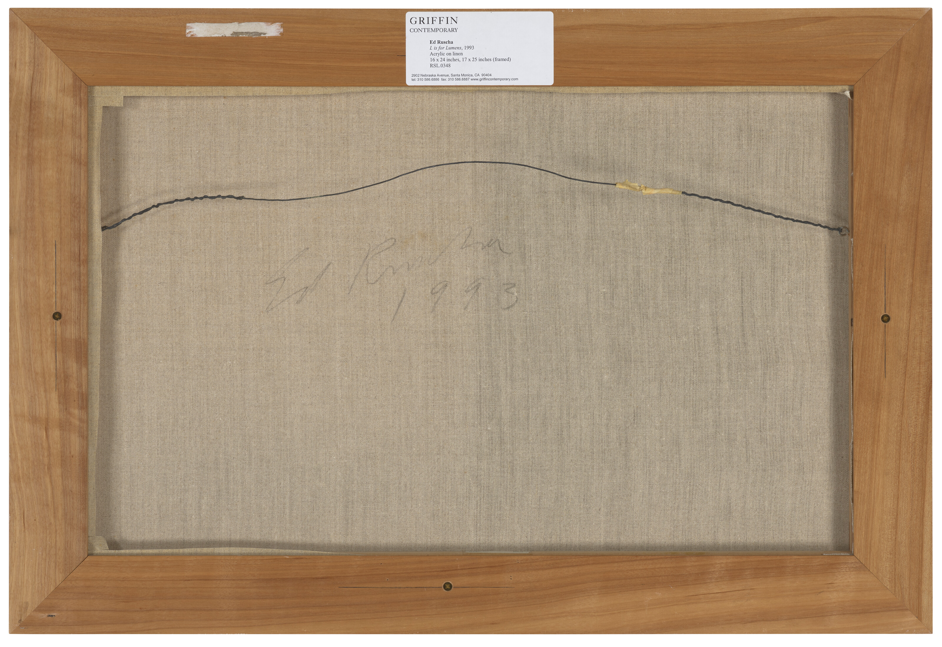 Ed Ruscha — L для люменов, изображение 3